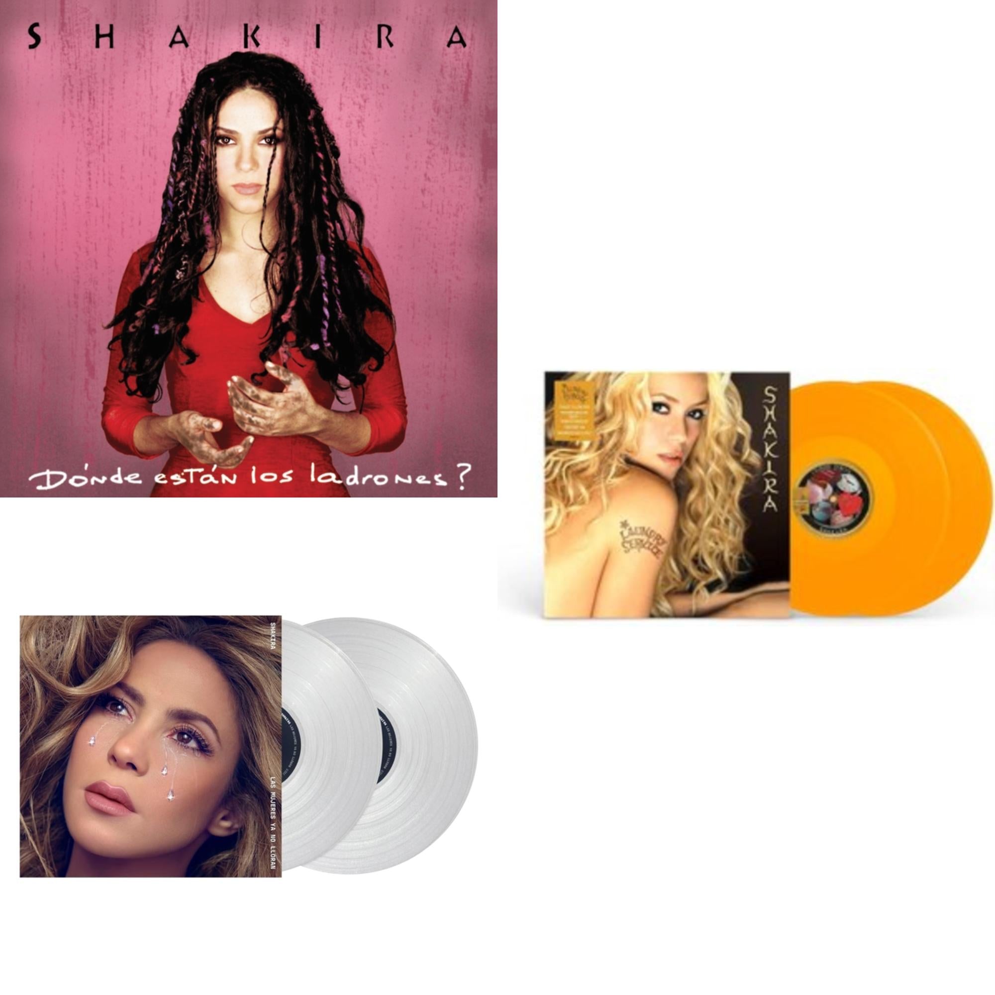 Laundry Service (2LP/Yellow Vinyl) & Donde Estan Los Ladrones & Las Mujeres Ya No Lloran (2LP/Diamond Clear Vinyl)
