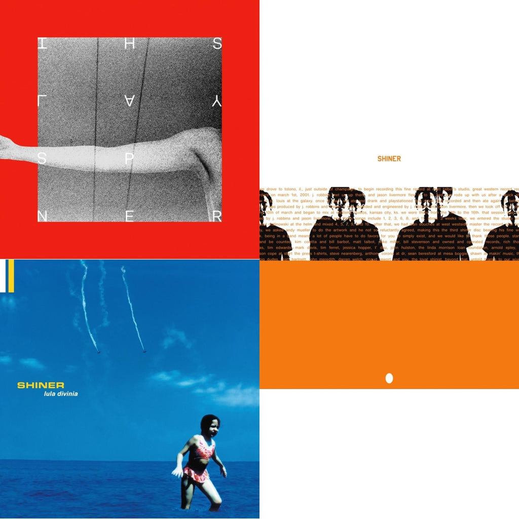 Splay (Transparent Red LP Vinyl) & Luna Divinia (Mustard Yellow LP Vinyl) & Egg (Orange LP Vinyl)