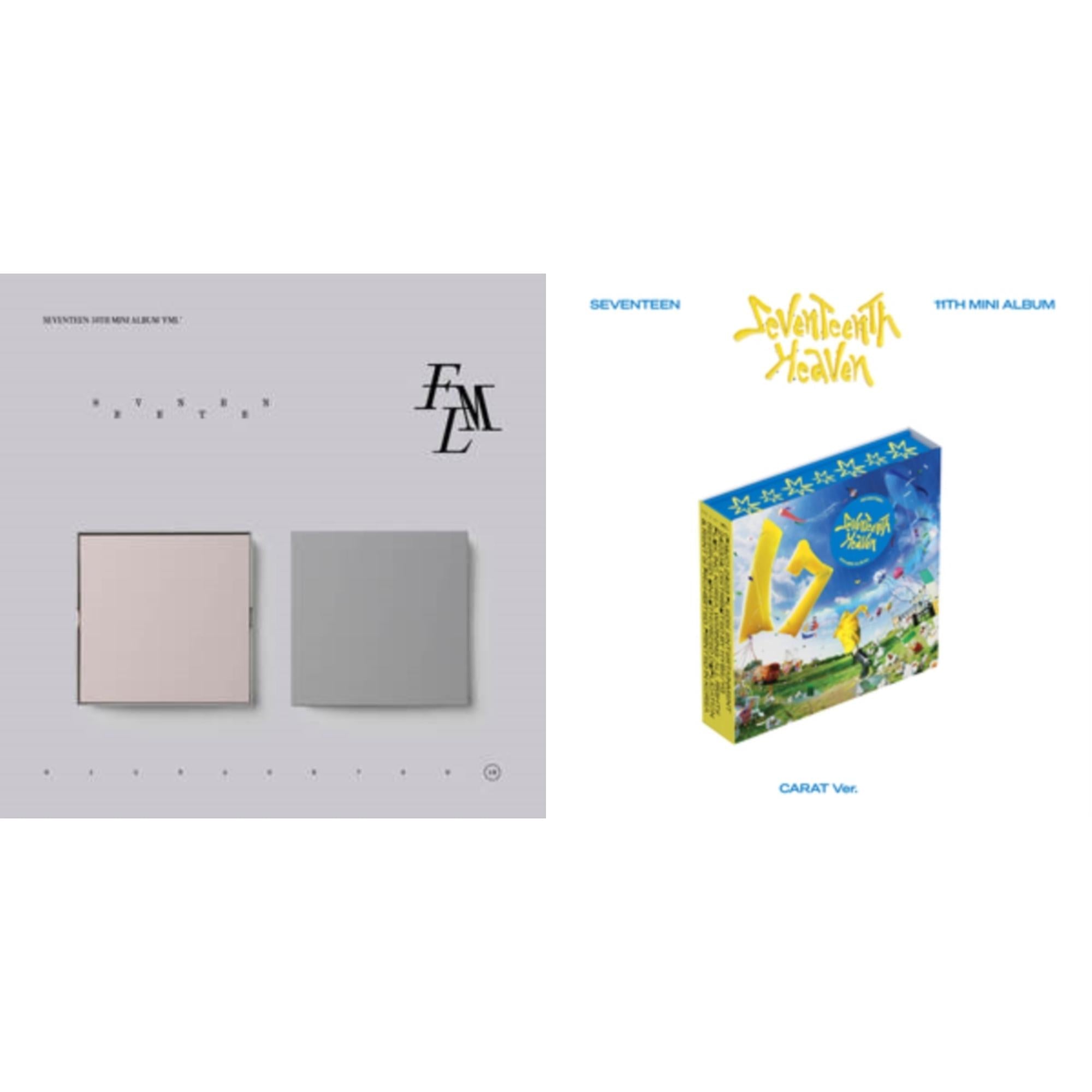 Fml (10Th Mini Album) (Carat Ver.) & Seventeen 11Th Mini Album Seventeenth Heaven (Carat Ver.)