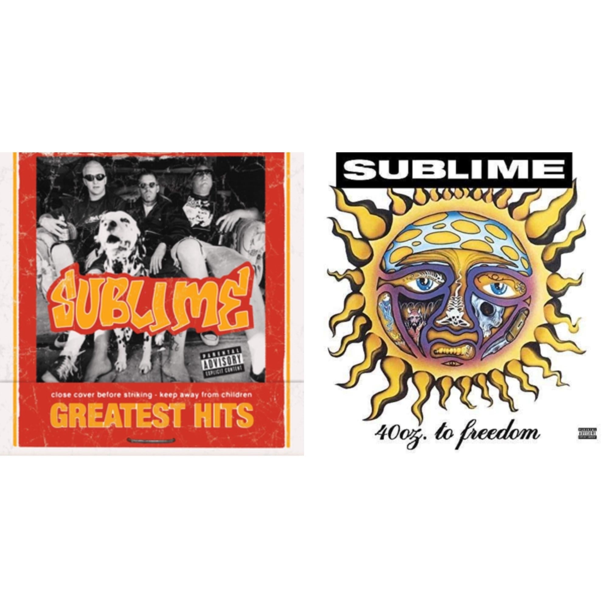 Sublime - 40Oz. To Freedom & Greatest Hits (X) - LP Vinyl Bundle