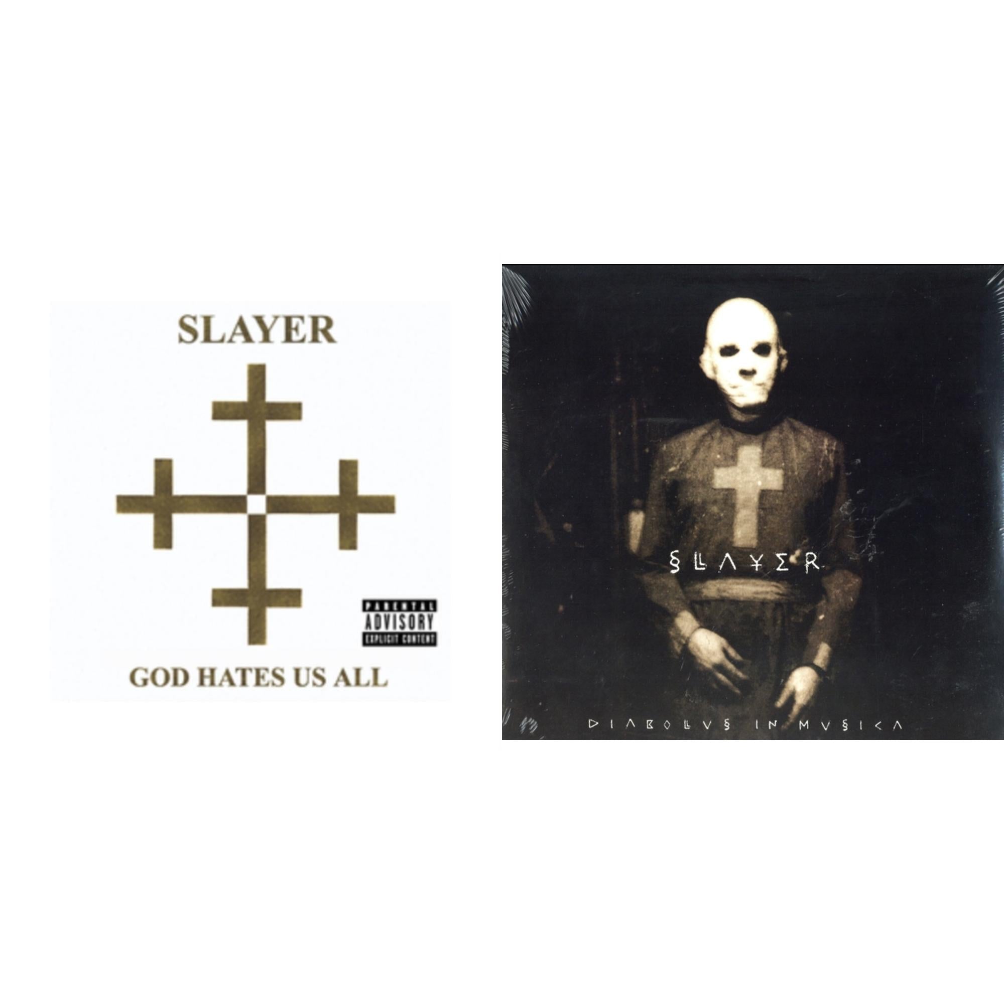 Slayer - God Hates Us All & Diabolus In Musica - LP Vinyl Bundle