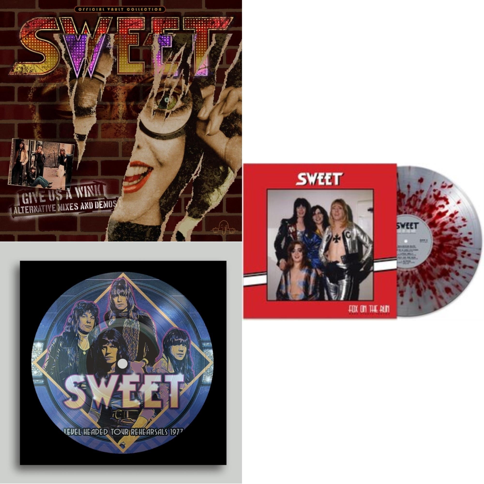 Level Headed Tour Rehearsals 1977 (Picture Disc) & Give Us A Wink (Alt. Mixes & Demos) (2LP) (Rsd) & Fox On The Run - Rare Studio Tracks (Color LP Vinyl)