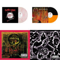 Haunting The Chapel (Red & White Marbled LP Vinyl) & Hell Awaits (Transparent Orange & Black Split LP Vinyl) & Seasons In Abyss & Undisputed Attitude