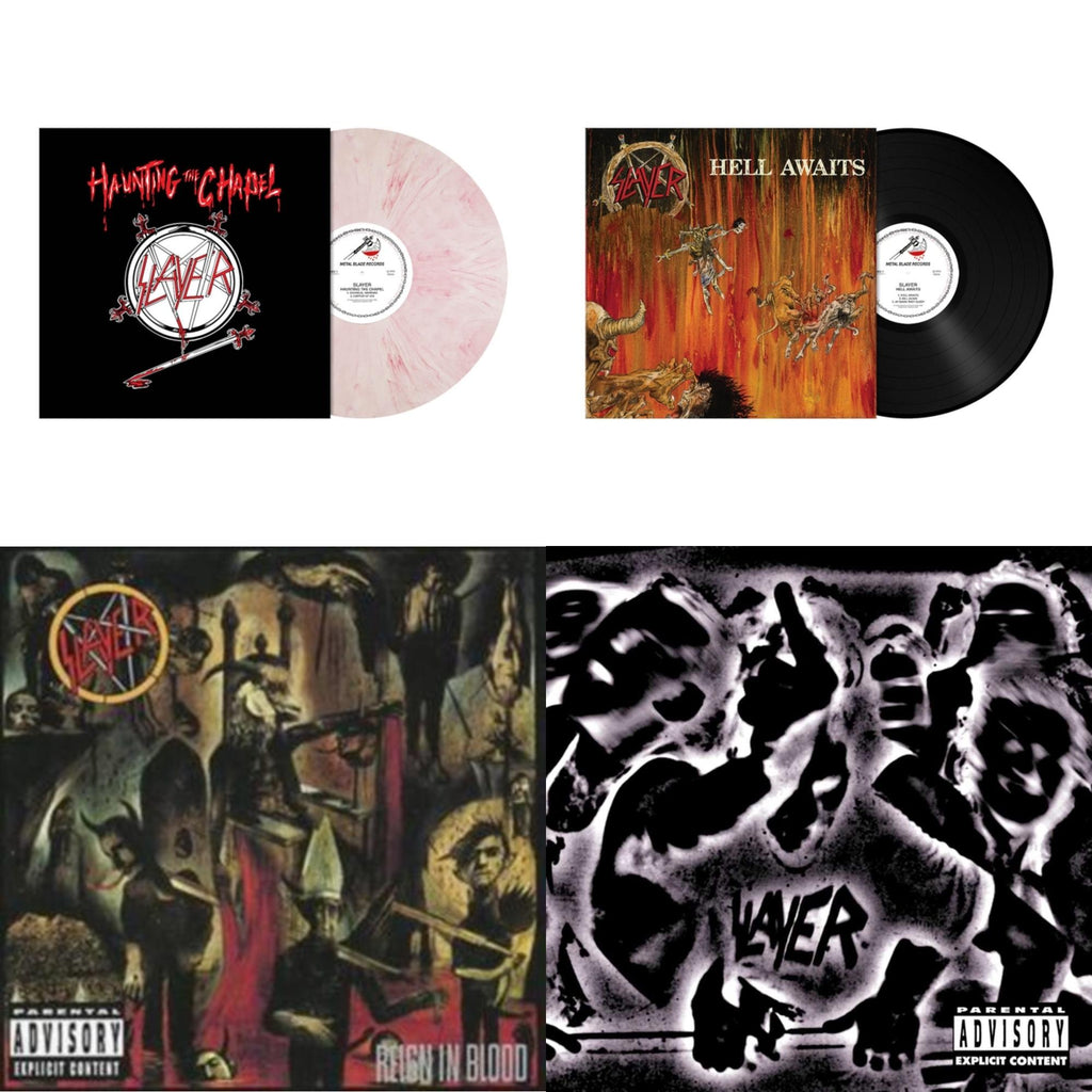 Haunting The Chapel (Red & White Marbled LP Vinyl) & Hell Awaits (180G) & Reign In Blood & Undisputed Attitude