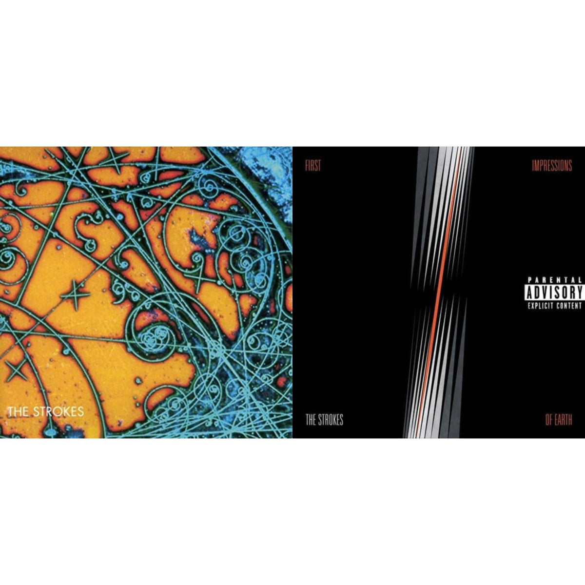 Strokes - Is This It & First Impressions Of Earth - LP Vinyl Bundle