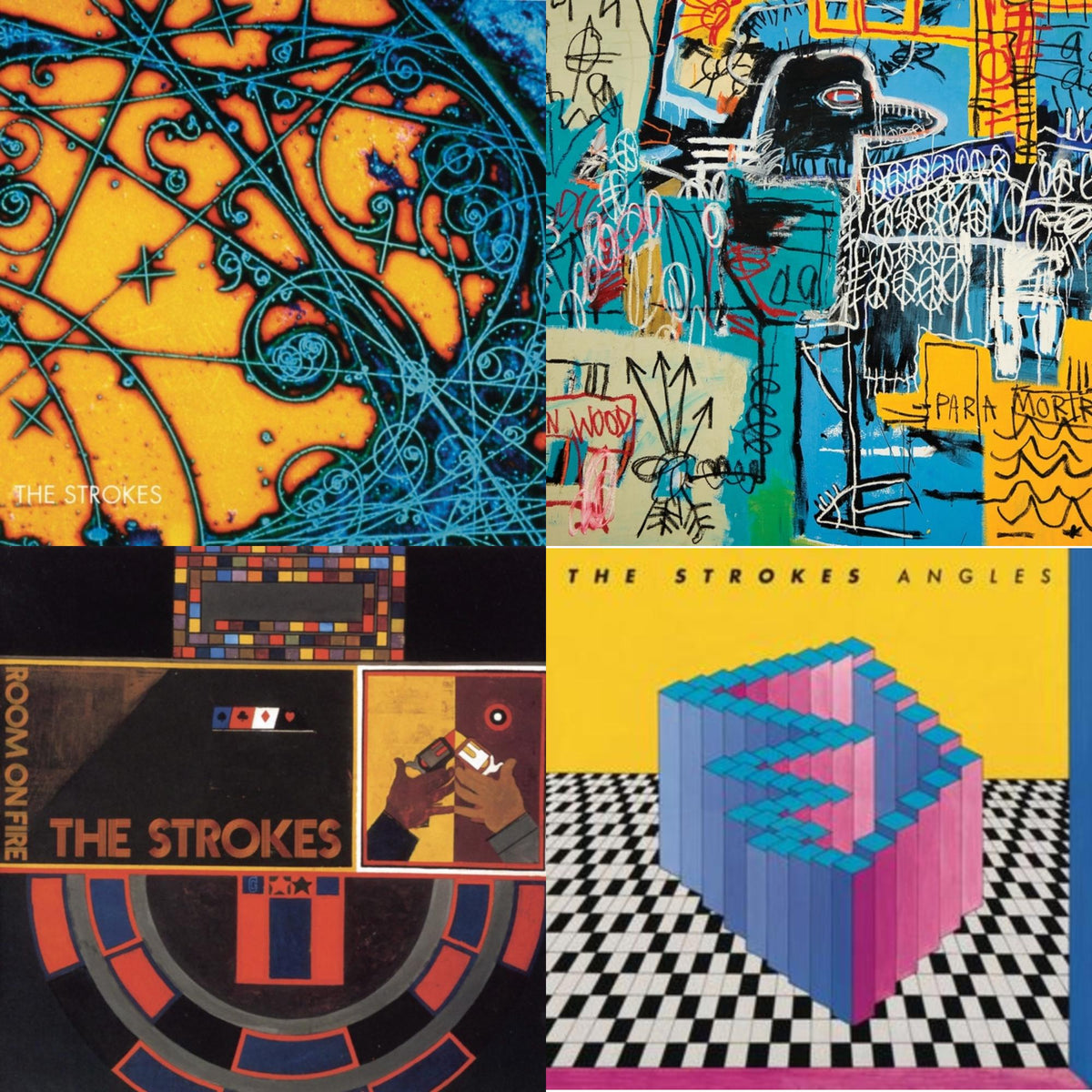 Strokes - Is This It & New Abnormal (Jewel Case/Clear Aprt O-Card With Print) & Room On Fire & Angles - CD Bundle