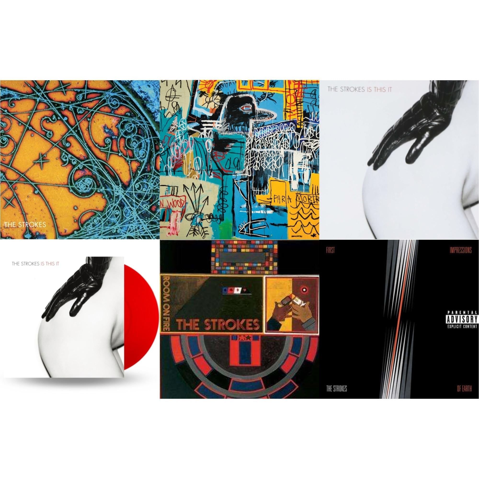 Strokes - Is This It & New Abnormal (180G/Clear Apet Slipcase/Dl Insert) & Is This It & Is This It (Red LP Vinyl) & Room On Fire & First Impressions Of Earth