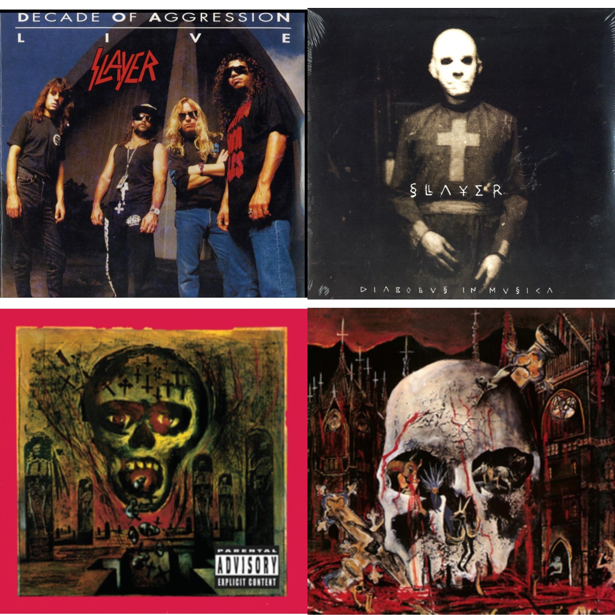 Diabolus In Musica & Live: Decade Of Aggression & Seasons In Abyss & South Of Heaven