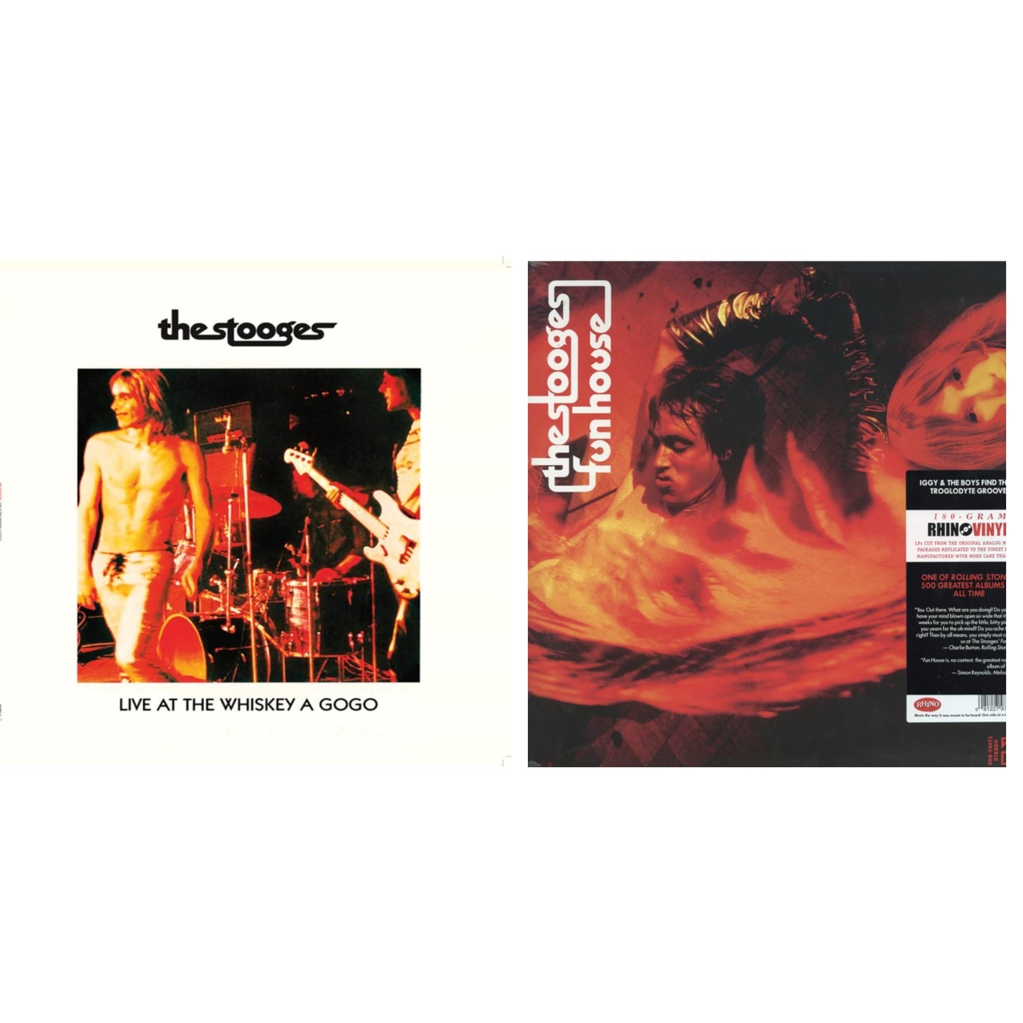 Stooges - Fun House & Live At Whiskey A Gogo (White LP Vinyl)