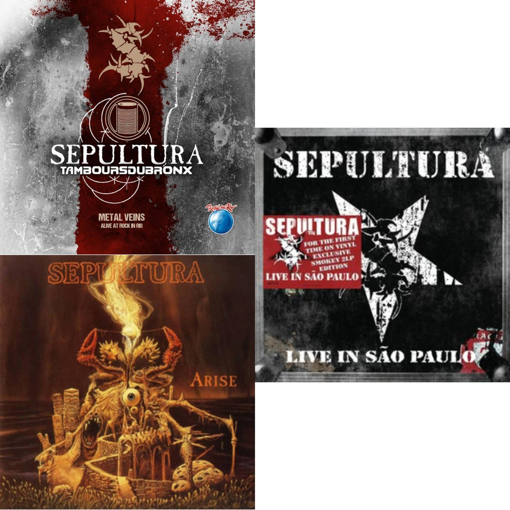 Metal Veins - Alive At Rock In Rio (Limited/2LP) & Live In Sao Paulo (2LP) & Arise (Expanded Edition)