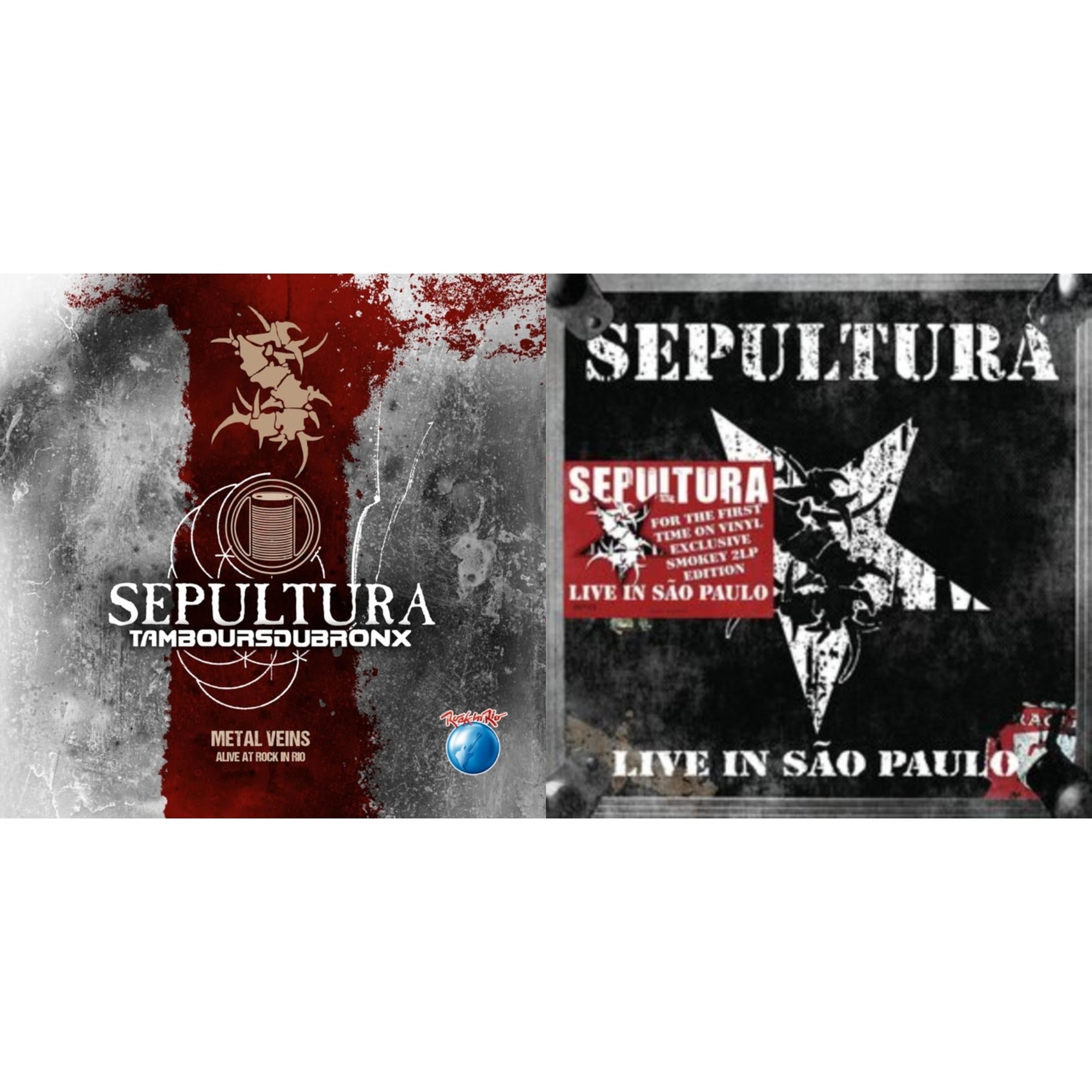 Metal Veins - Alive At Rock In Rio (Limited/2LP) & Live In Sao Paulo (2LP)