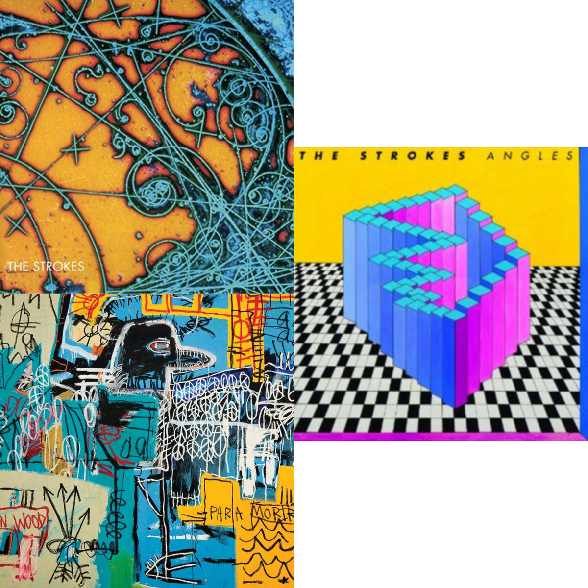 Strokes - Is This It & New Abnormal (180G/Clear Apet Slipcase/Dl Insert) & Angles (Gatefold) - LP Vinyl Bundle