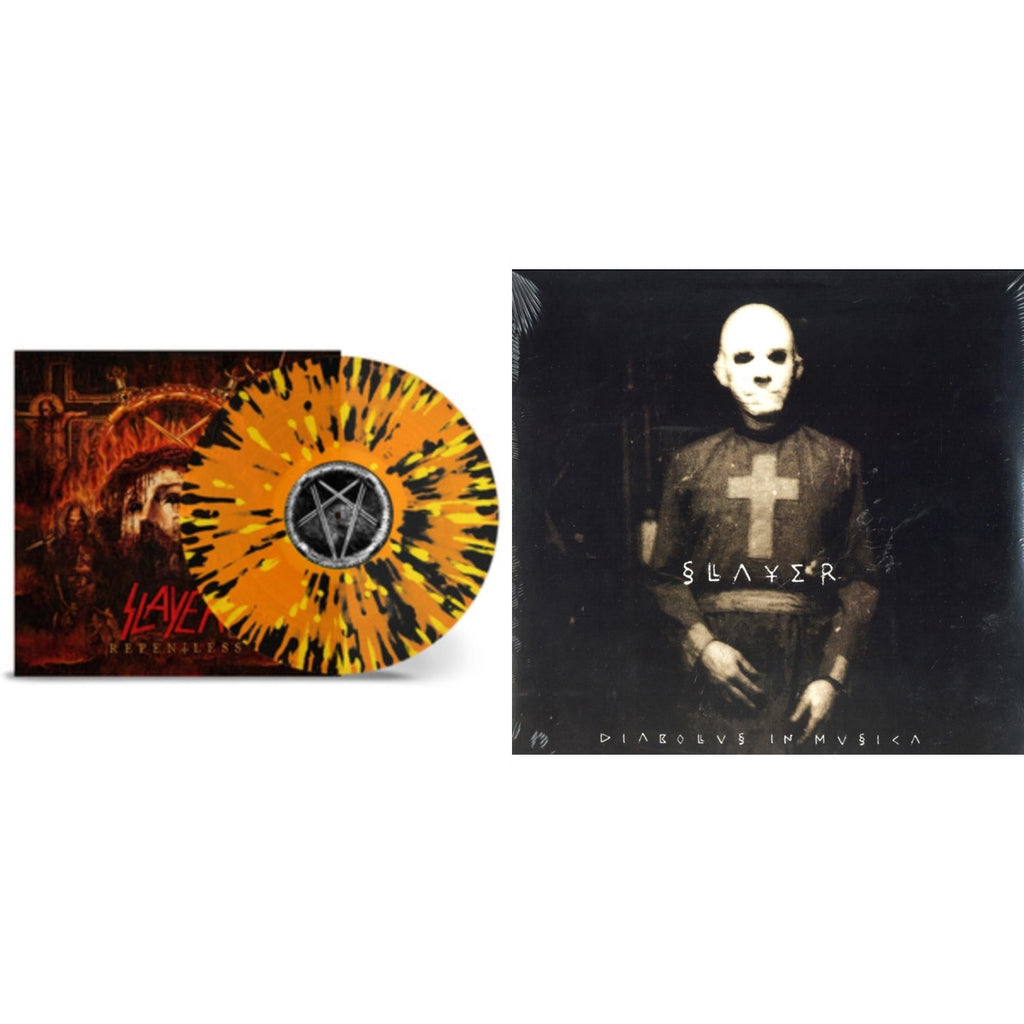 Slayer - Diabolus In Musica & Repentless (Trans Orange Yellow Black Splatter LP Vinyl)