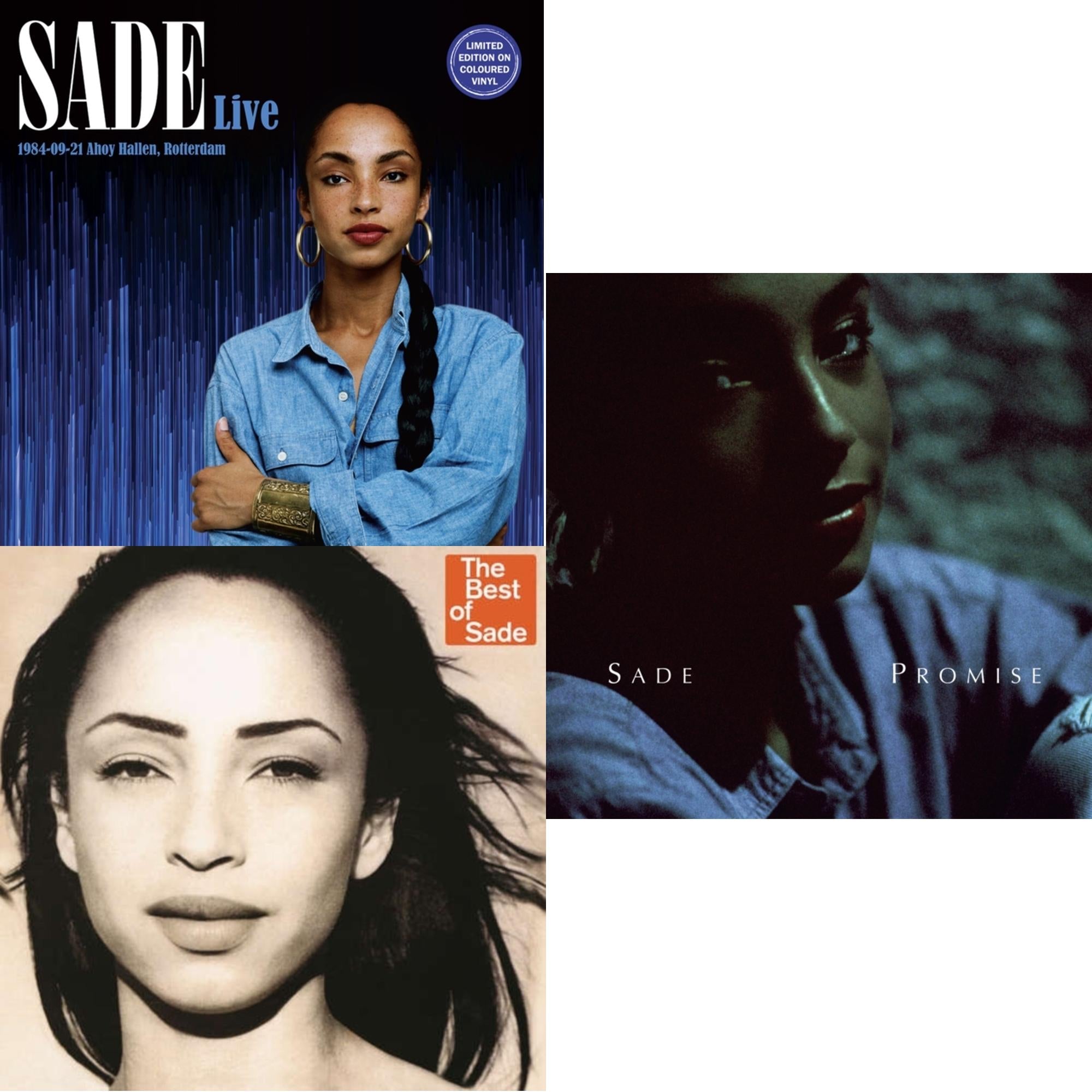 Sade - Sade Live: 1984-09-21 Ahoy Hallen, Rotterdam (2LP) & Best Of Sade (2LP/180G/Gatefold) & Promise