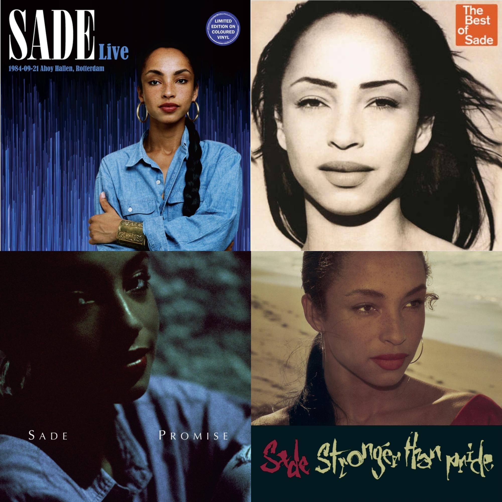 Sade - Sade Live: 1984-09-21 Ahoy Hallen, Rotterdam (2LP) & Best Of Sade (2LP/180G/Gatefold) & Promise & Stronger Than Pride