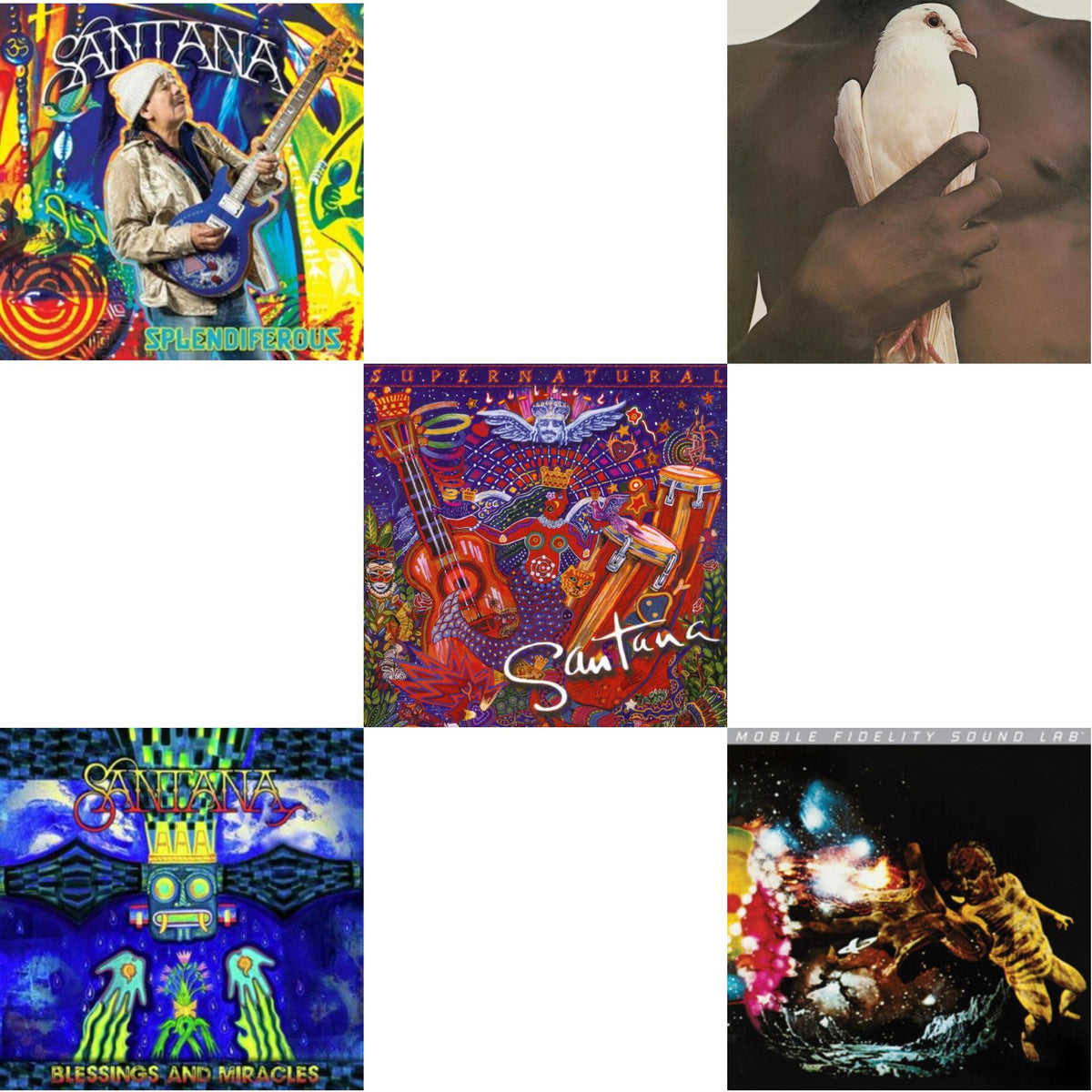 Supernatural (2LP/150G) & Splendiferous (2LP/150G) & Blessings & Miracles & Santana Iii & Greatest Hits (1974) (150G/Dl Card)