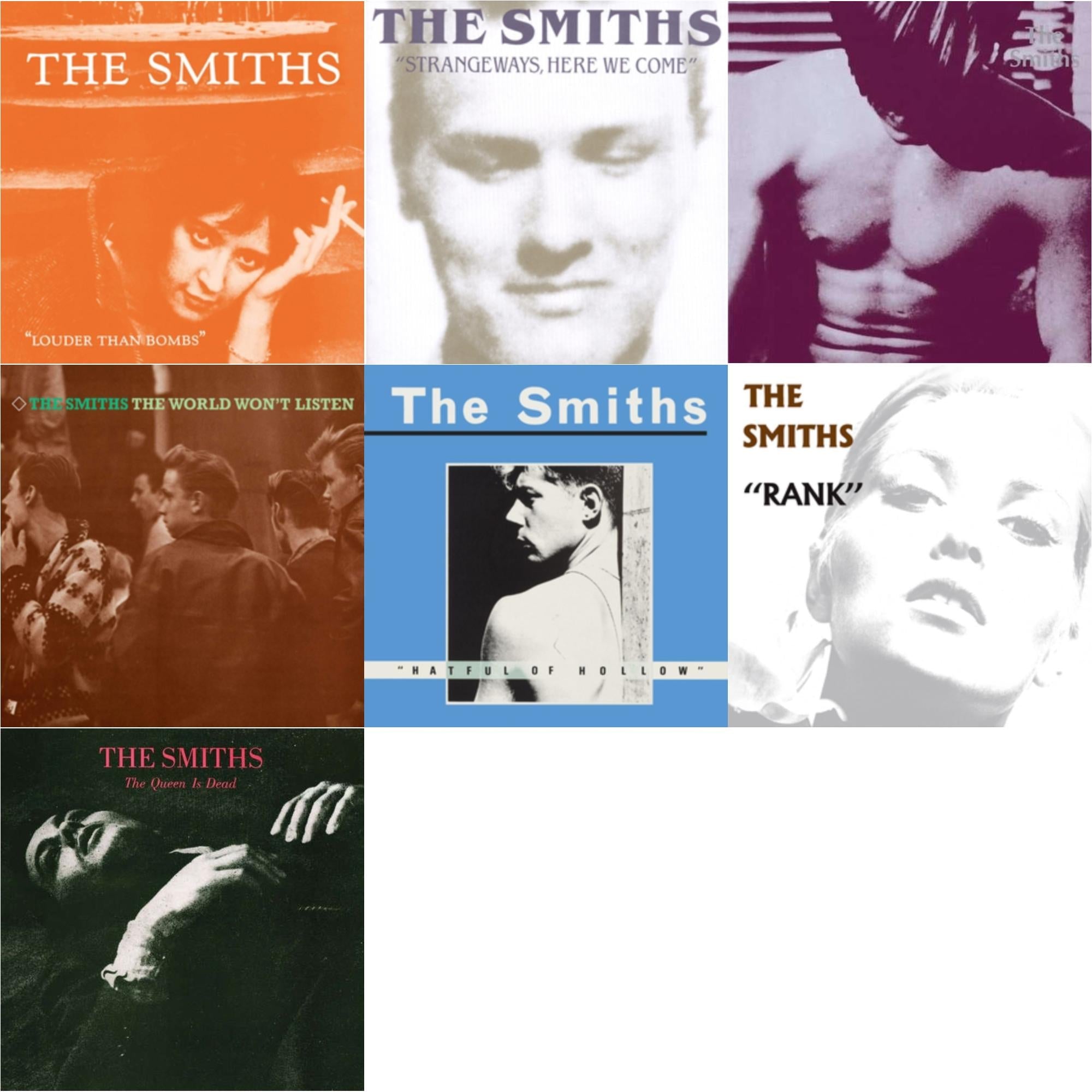 Louder Than Bombs (180G/Remastered) & Strangeways, Here We Come & Smiths & World Won't Listen (180G/Remastered) & Hatful Of Hollow & Rank (180G/Remastered) & Queen Is Dead