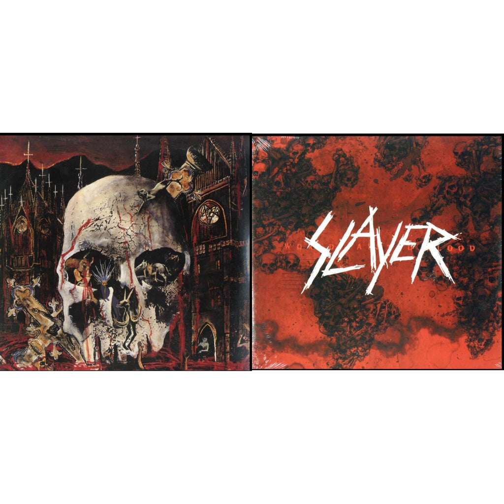 Slayer - South Of Heaven & World Painted Blood - LP Vinyl Bundle
