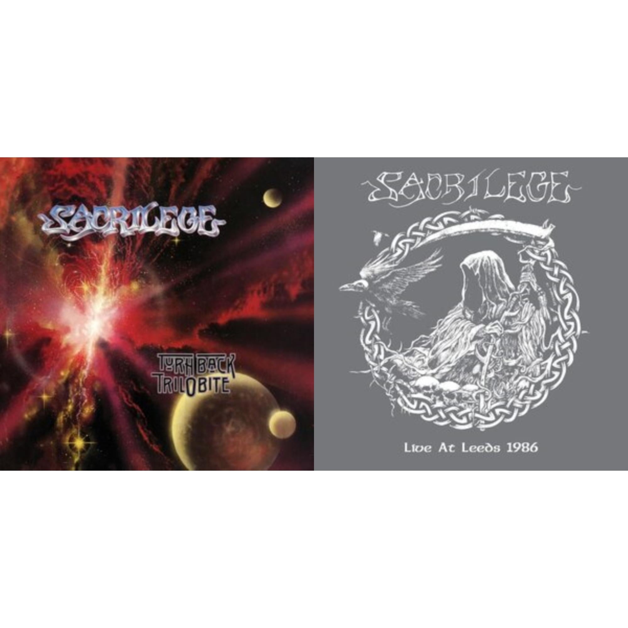 Turn Back Trilobite (Clear/Red Splatter LP Vinyl/12Inch) & Live Leeds 1986 (Clear/Black Splatter LP Vinyl)