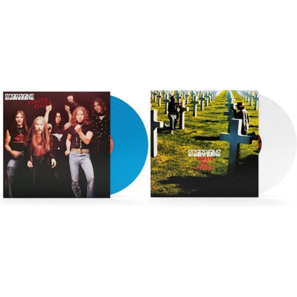 Scorpions - Virgin Killer (180G/Sky Blue LP Vinyl) & Taken By Force (180G/White LP Vinyl)