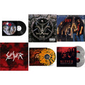 Slayer - Live Undead (180G) & Divine Intervention & Live: Decade Of Aggression & World Painted Blood & Repentless (Trans Orange Yellow Black Splatter LP Vinyl) & Monsters Of Rock 1994 (2LP/140G/Clear Vinyl)