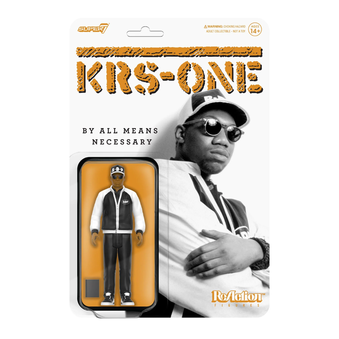 KRS-One – By All Means Necessary (Boogie Down Productions, Wave 1) Super7 ReAction Figure