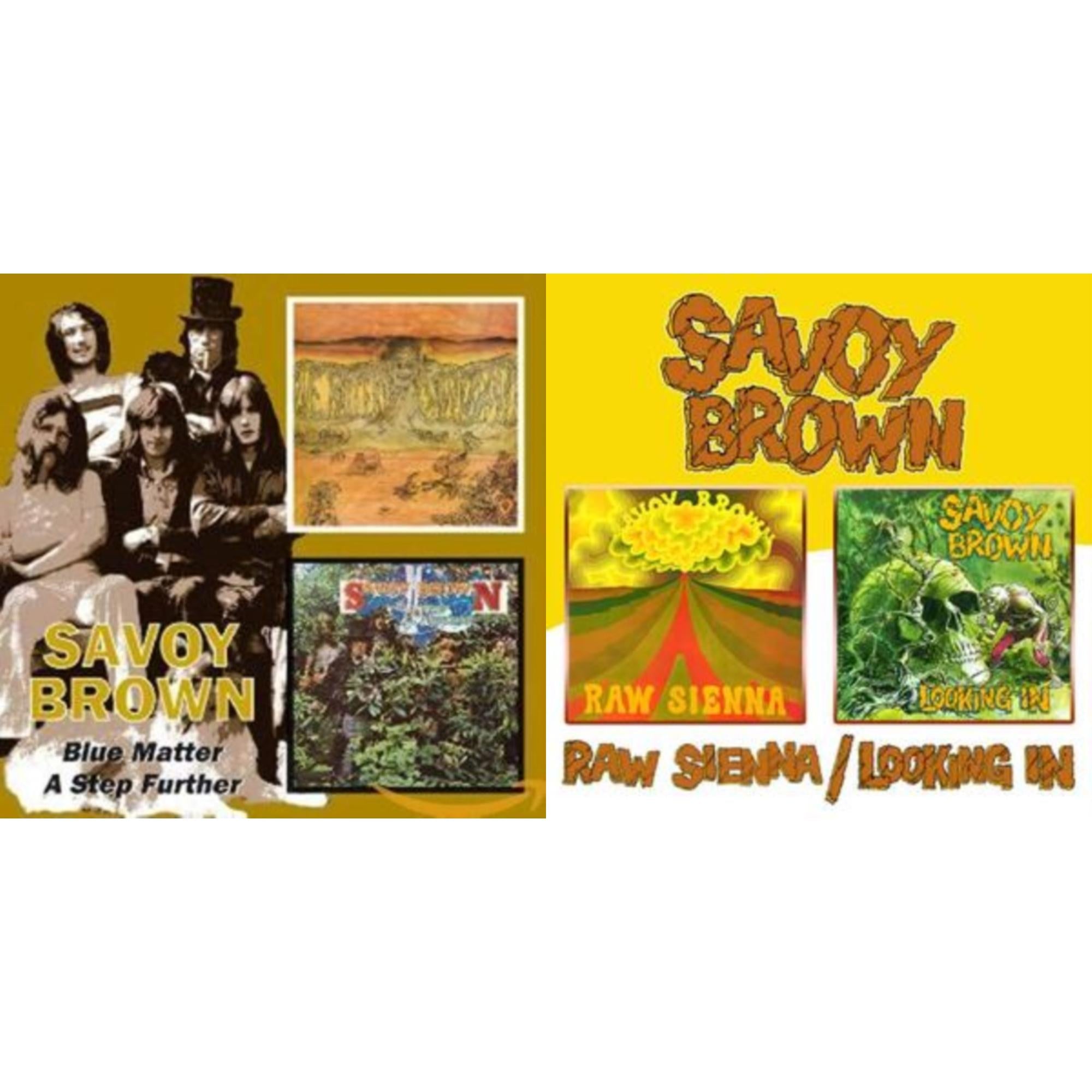 Savoy Brown - Raw Sienna / Looking In & Blue Matter / Step Further (Remastered) - CD Bundle