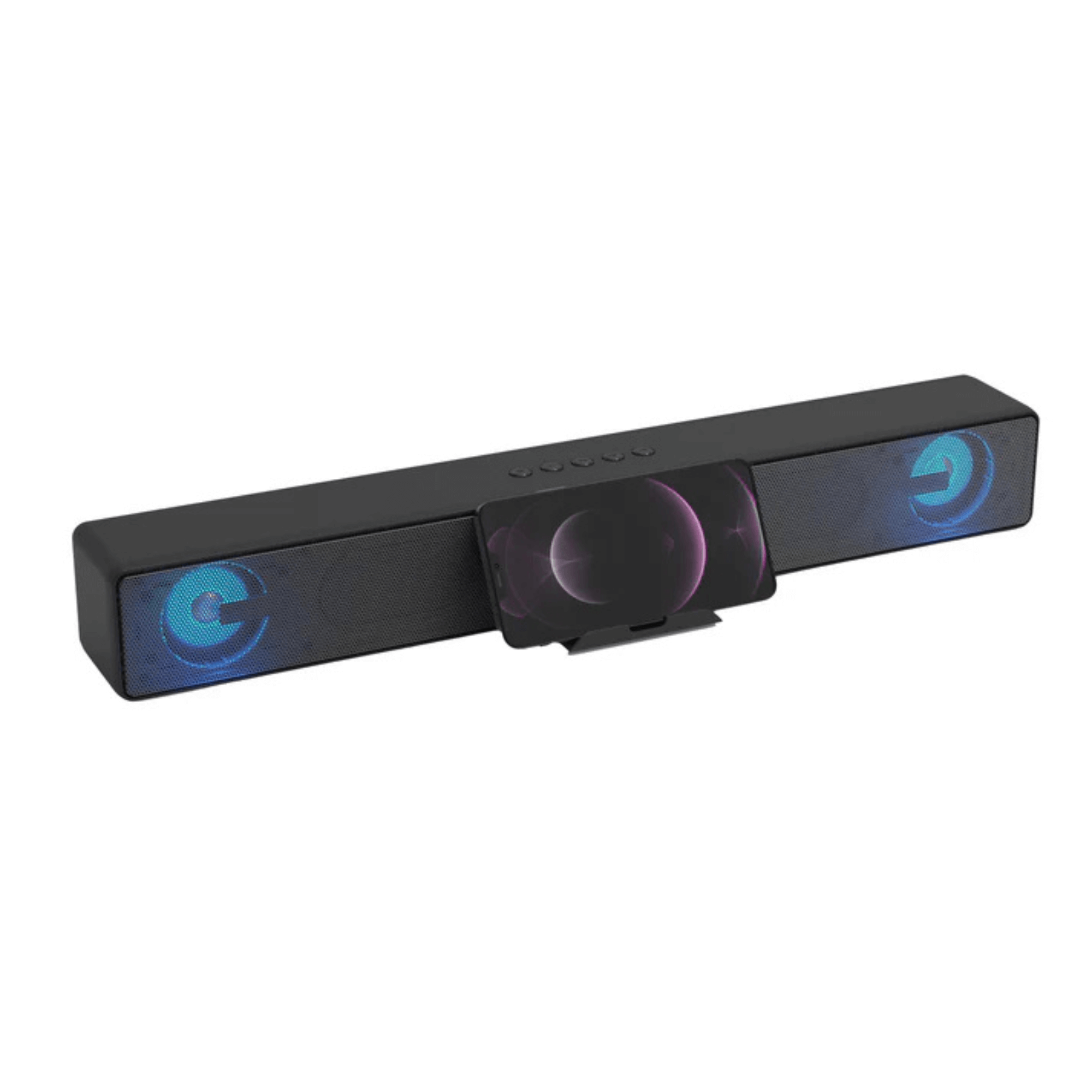 Supersonic 17.6-Inch Portable 10W Bluetooth Soundbar