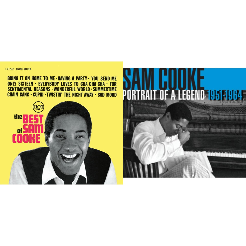 Sam Cooke - Best Of (140G/ Dl Insert) & Portrait Of A Legend: 1951 - 1964 - LP Vinyl Bundle