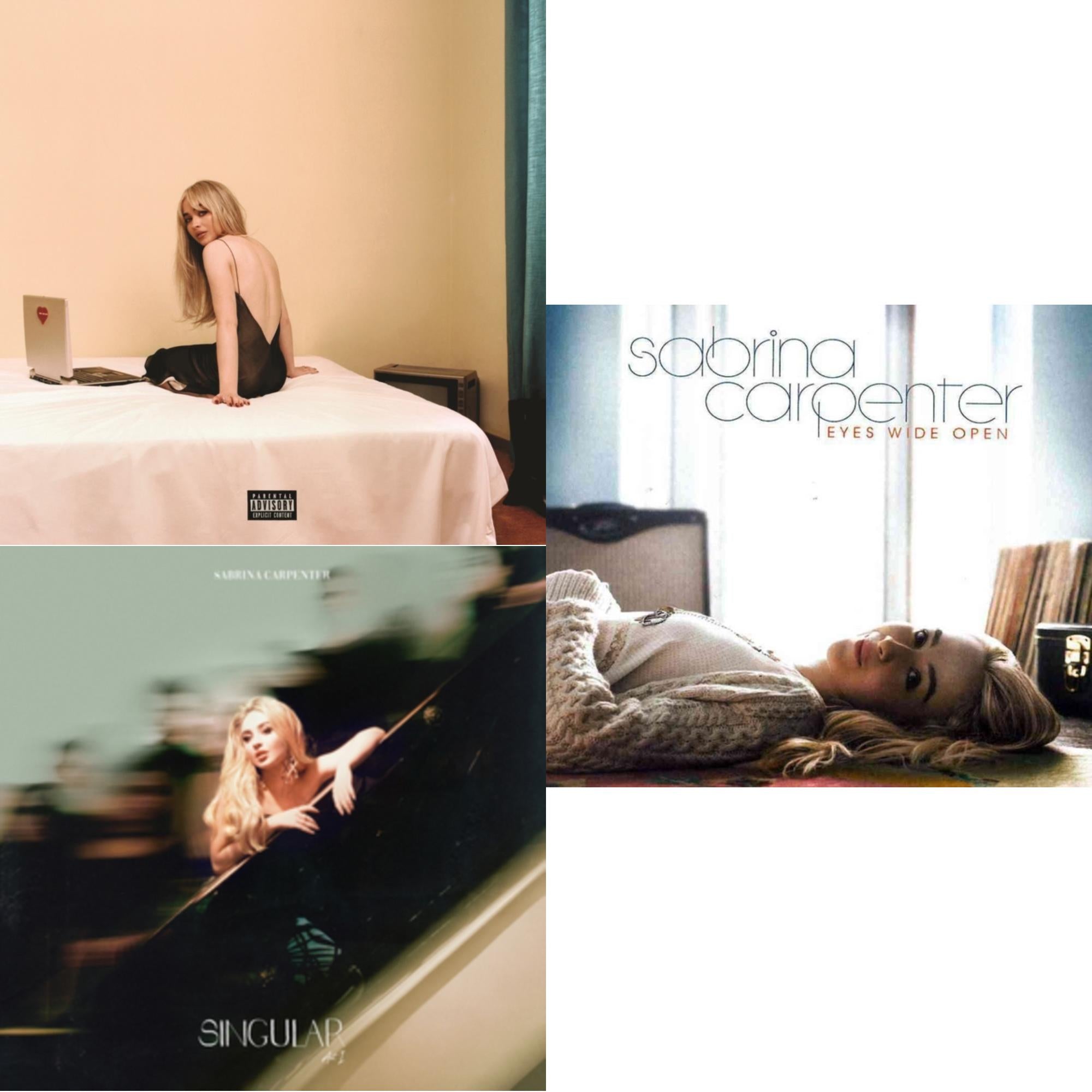 Sabrina Carpenter - Eyes Wide Open & Singular: Act I & Emails I Can't Send (X) - CD Bundle