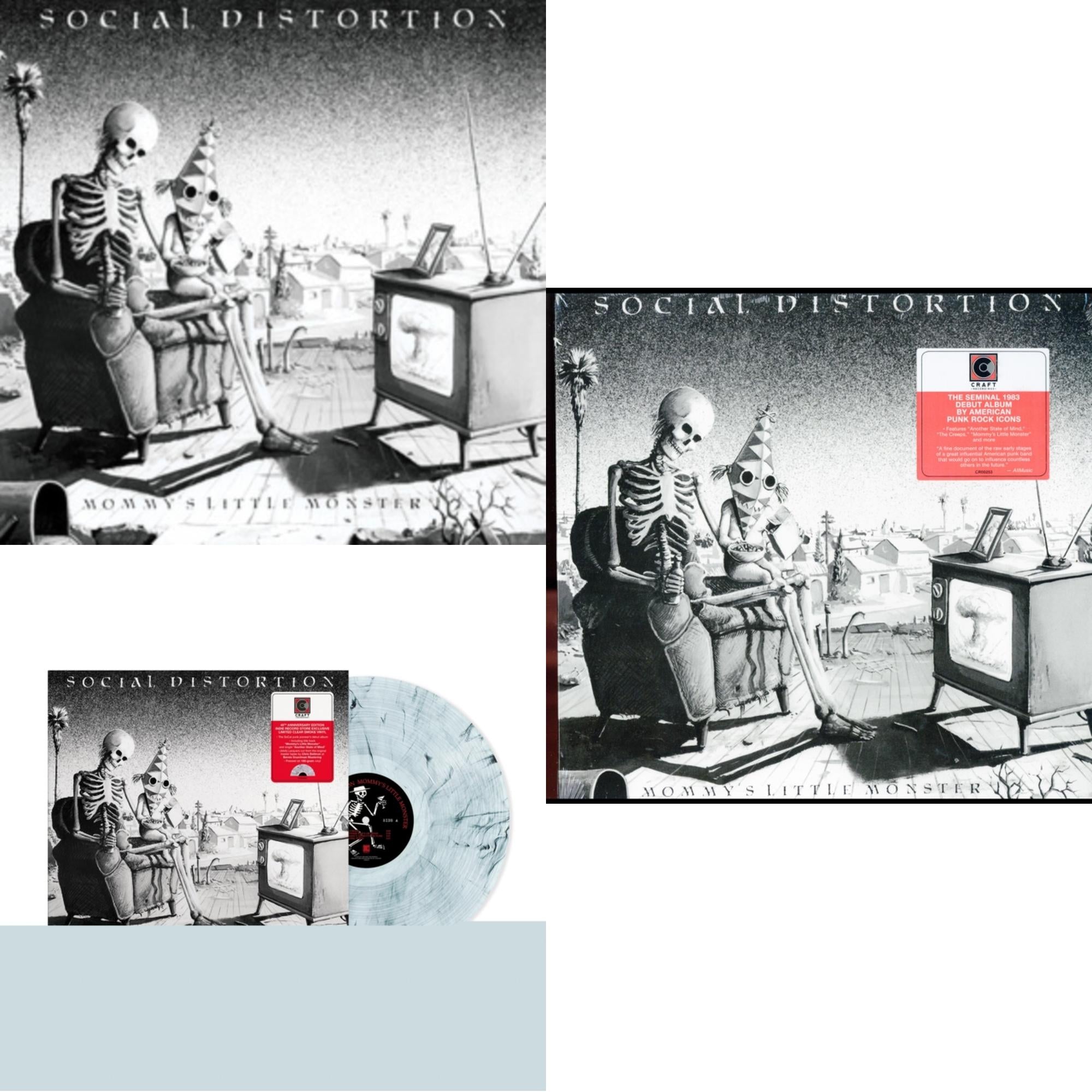 Social Distortion - Mommy's Little Monster (40Th Anniversary) & Mommy's Little Monster (40Th Anniversary) (Clear Smoke LP Vinyl) (I) & Mommys Little Monster