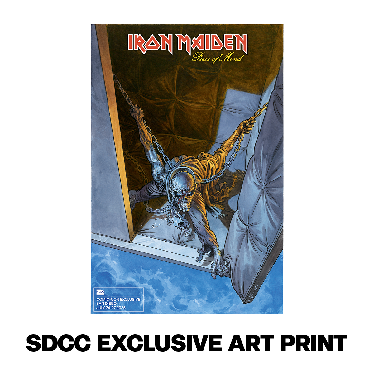 Iron Maiden: Piece of Mind – Limited Edition Art Print (SDCC 2025 Exclusive)