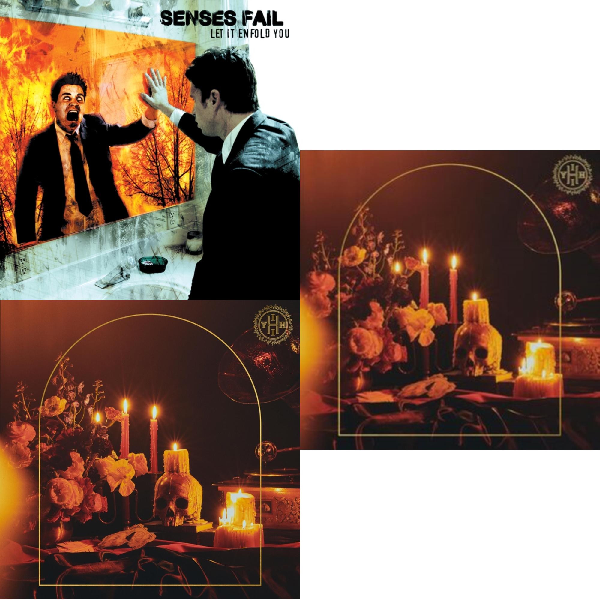 Let It Enfold You (X) & Hell Is In Your Head (Limited/Color LP Vinyl) & Hell Is In Your Head (Pink LP Vinyl/White A-Side/Bside Heavy White Splatter LP Vinyl) (Ten Band One Cause)