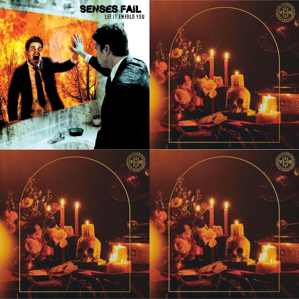 Let It Enfold You (X) & Hell Is In Your Head (Limited/Color LP Vinyl) & Hell Is In Your Head (Beer & Gold Butterfly W/ Bone Splatter LP Vinyl) (I) & Hell Is In Your Head (Pink LP Vinyl/White A-Side/Bside Heavy White Splatter LP Vinyl) (Ten Band One Cause)