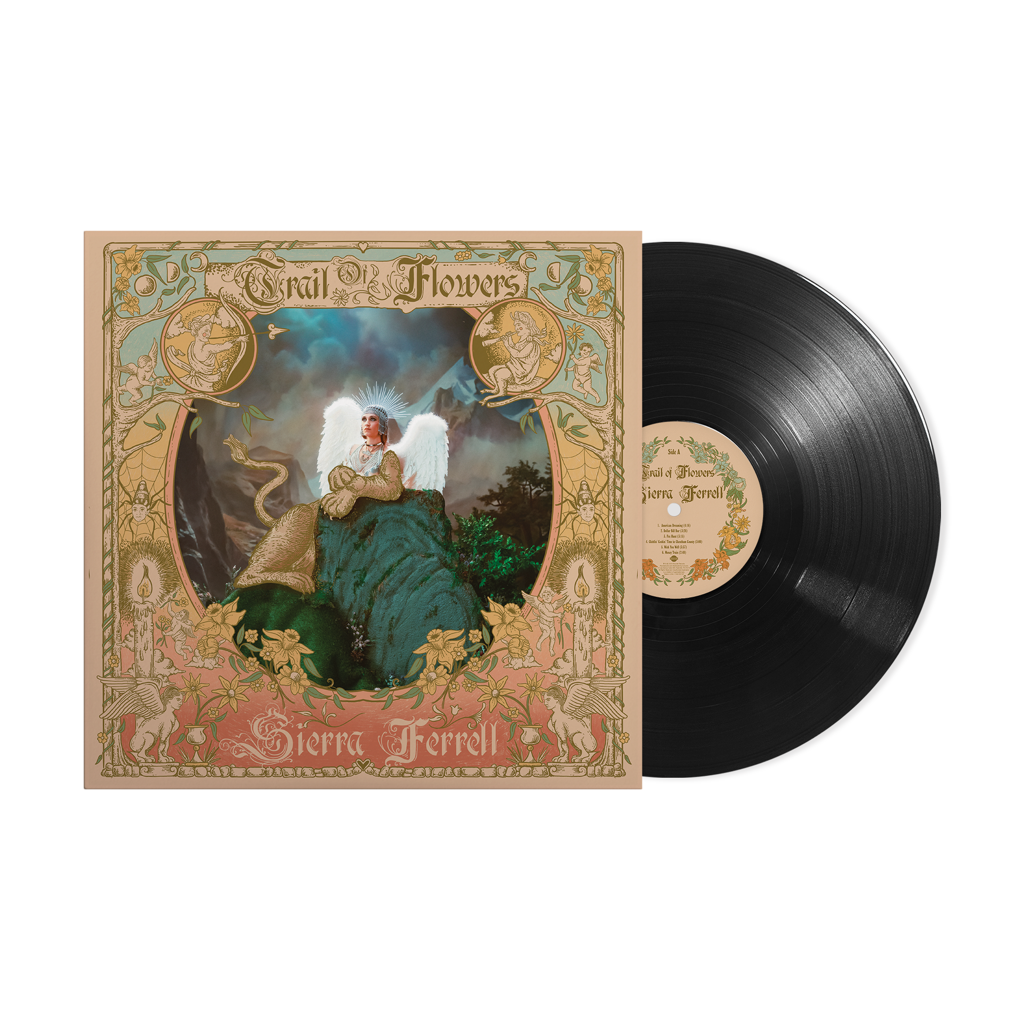 Trail Of Flowers - Black Vinyl Record