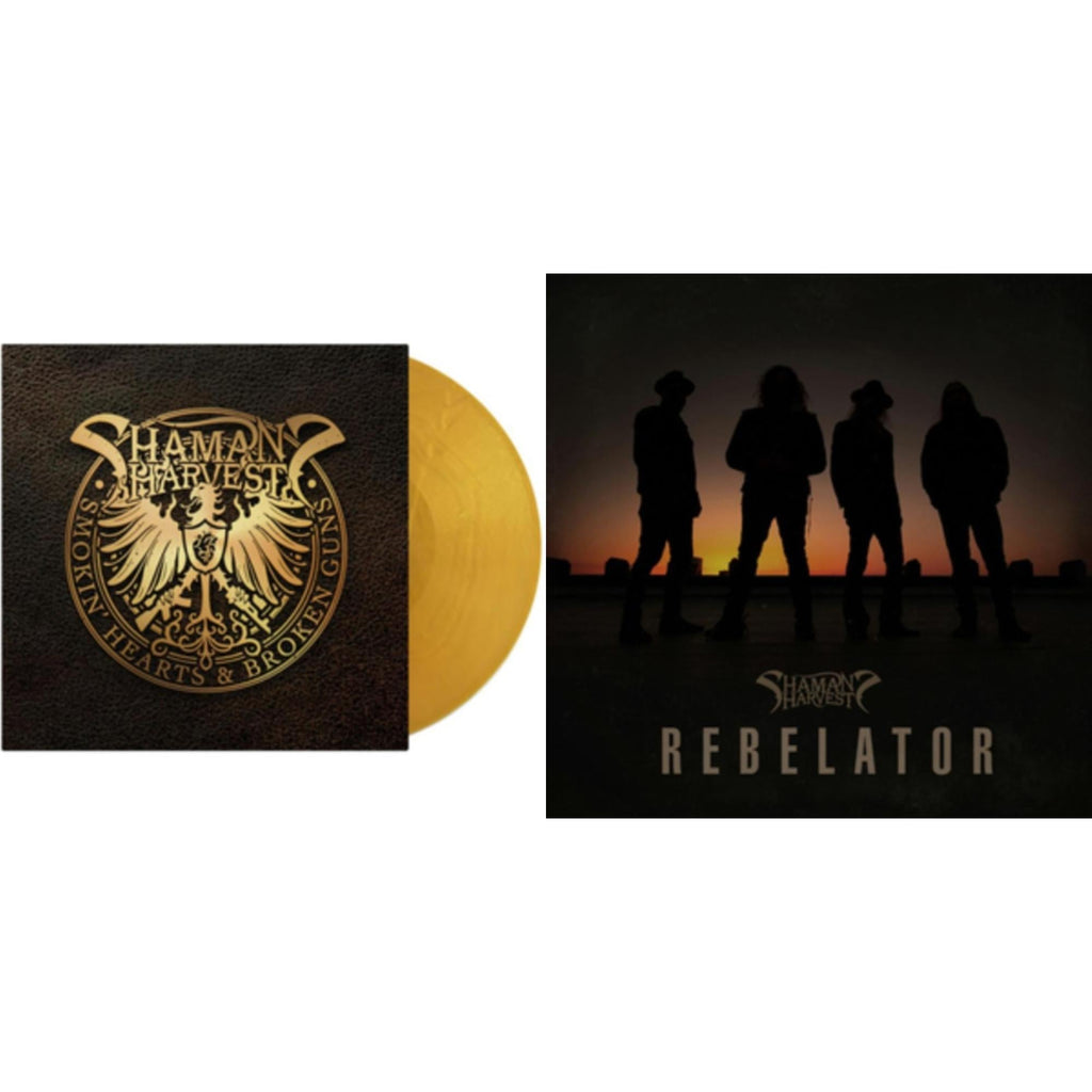 Shaman's Harvest - Smokin' Hearts & Broken Guns & Rebelator (Clear Mulit-Color Splatter LP Vinyl)