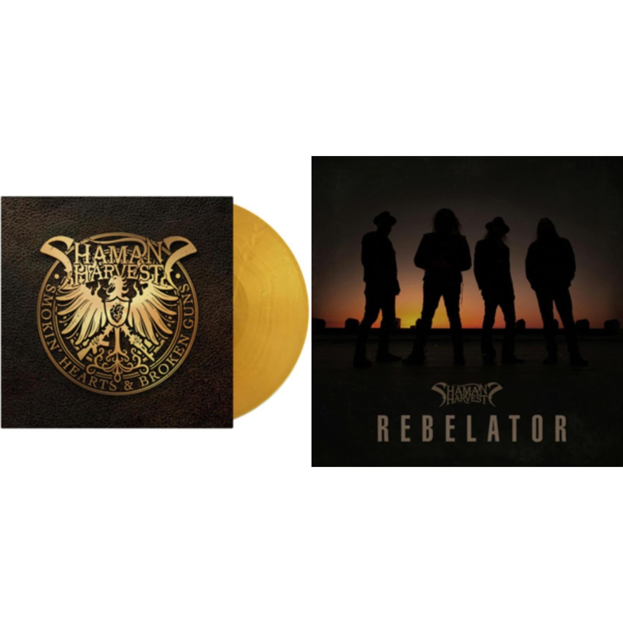 Shaman's Harvest - Smokin' Hearts & Broken Guns & Rebelator (Clear Mulit-Color Splatter LP Vinyl)