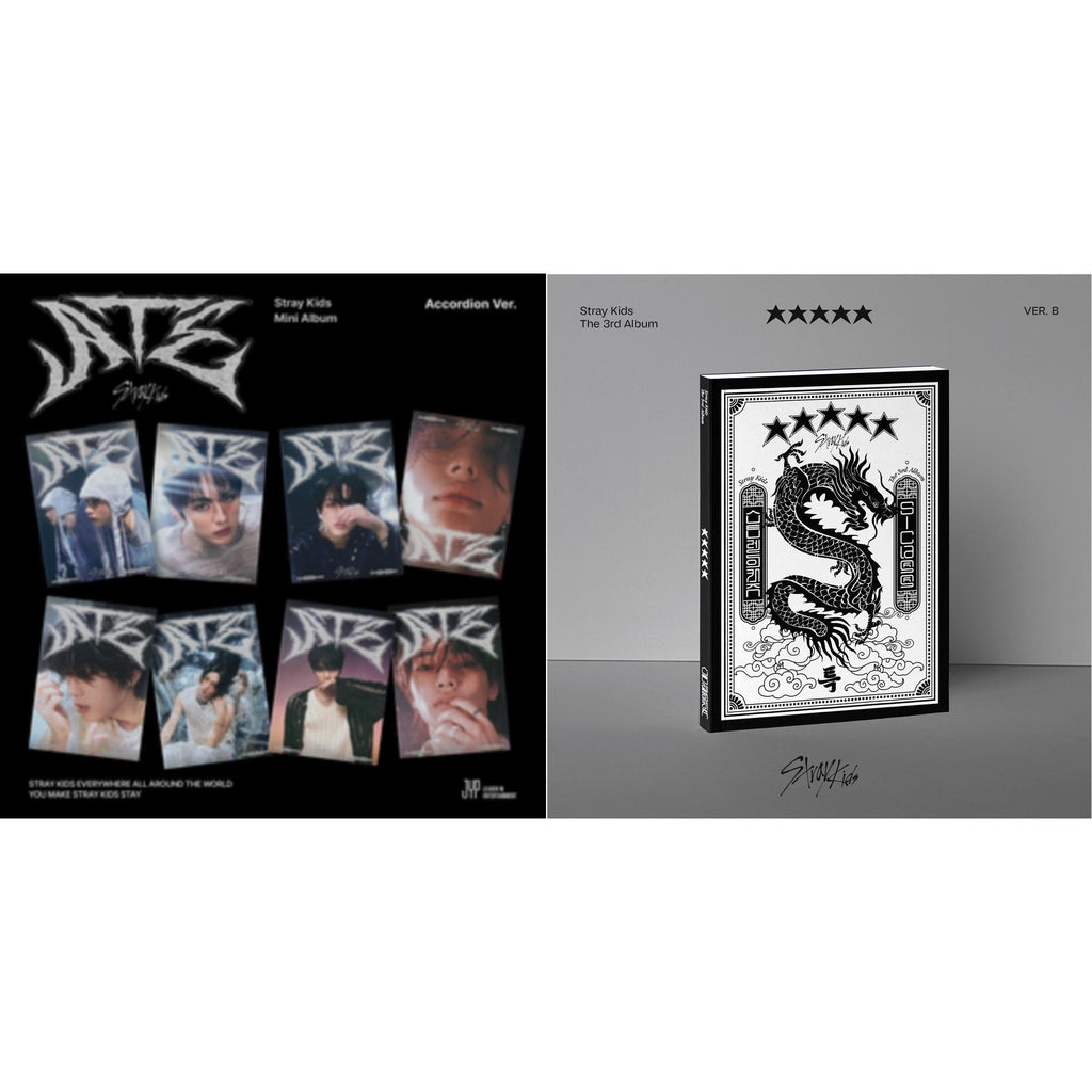 Stray Kids - 5-Star (Ver. B) & Ate (Accordion Ver.) - CD Bundle