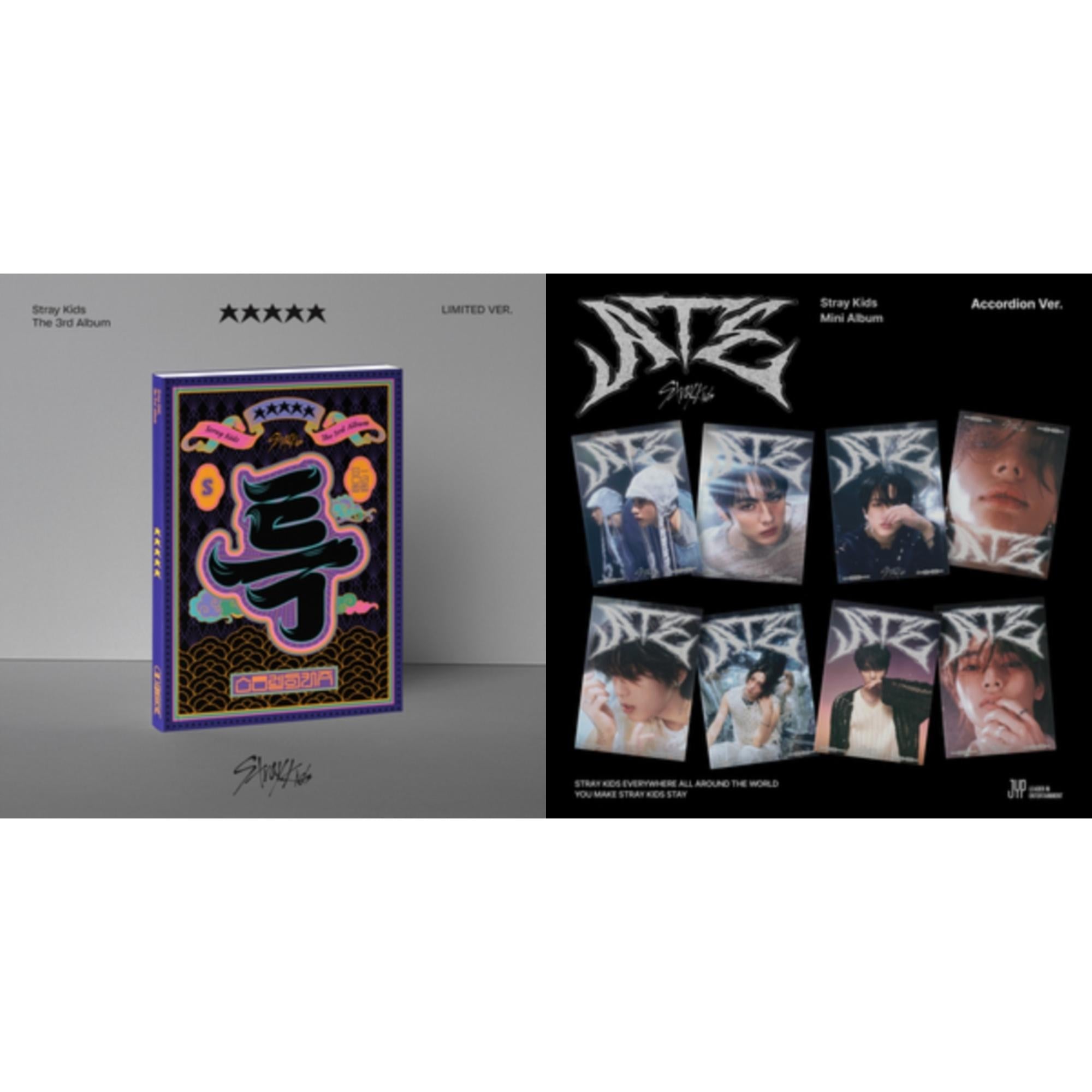 Stray Kids - 5-Star (Limited Ver.) & Ate (Accordion Ver.) - CD Bundle