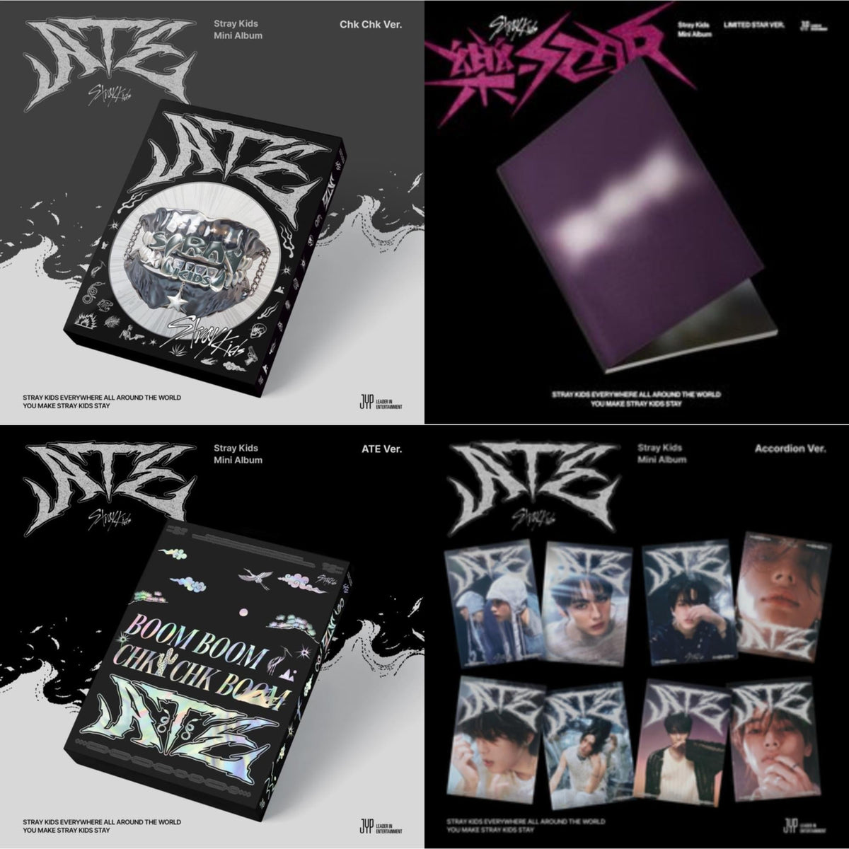 Rock-Star (Limited Star Ver.) & Ate (Chk Chk Ver.) & Ate (Ate Ver.) & Ate (Accordion Ver.)