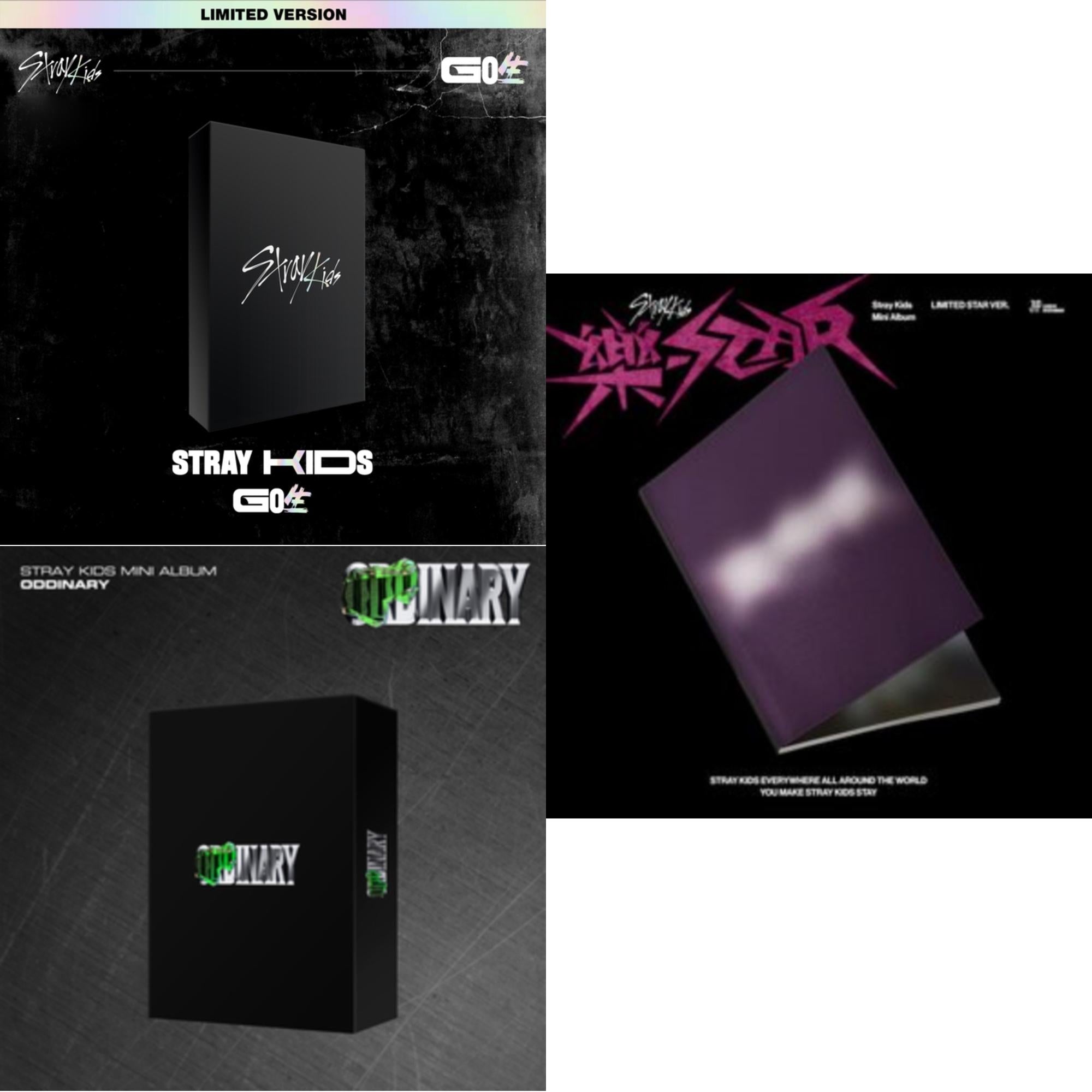 Rock-Star (Limited Star Ver.) & Go: Volume 1 (Normal Edition) & Oddinary (Scanning Version/Mask Off Version/Normal Edition)