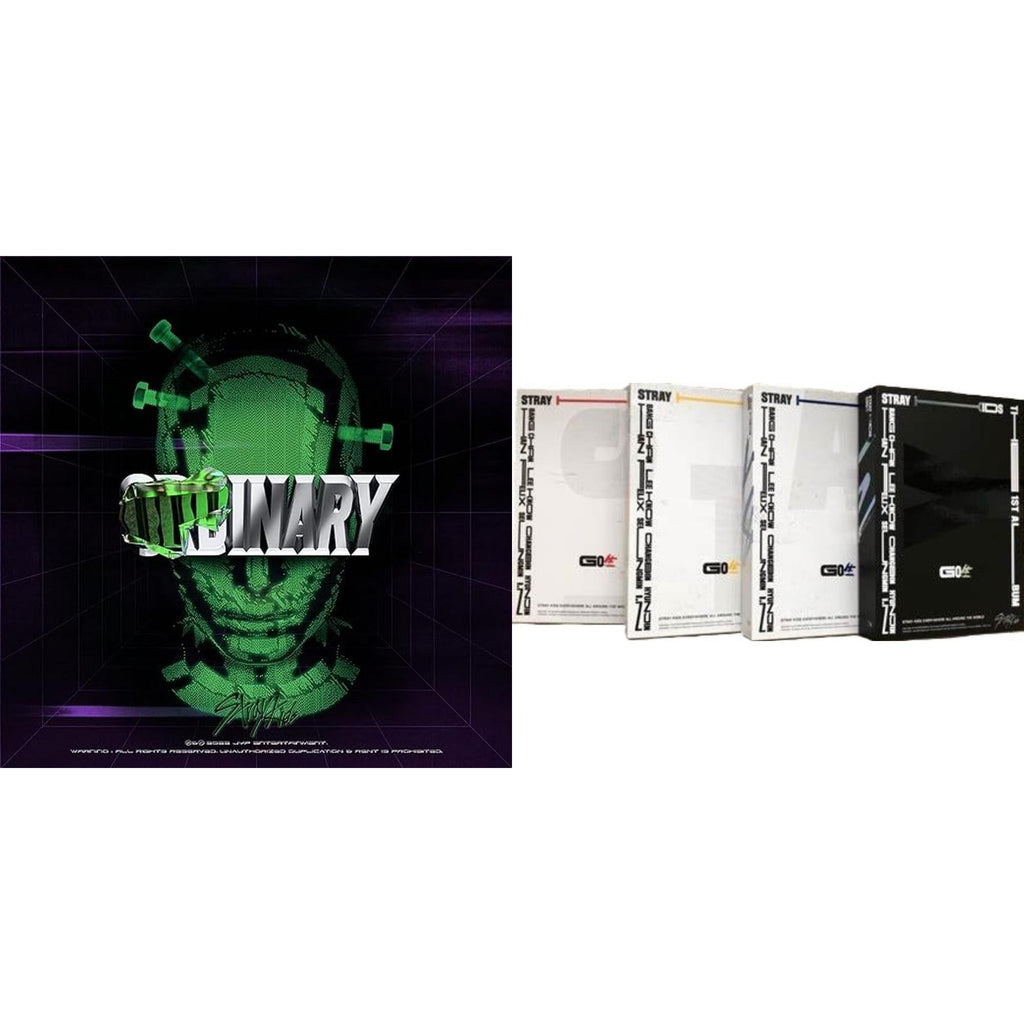 Stray Kids - Go: Volume 1 (Normal Edition) & Oddinary (Scanning Version/Mask Off Version/Normal Edition) - CD Bundle