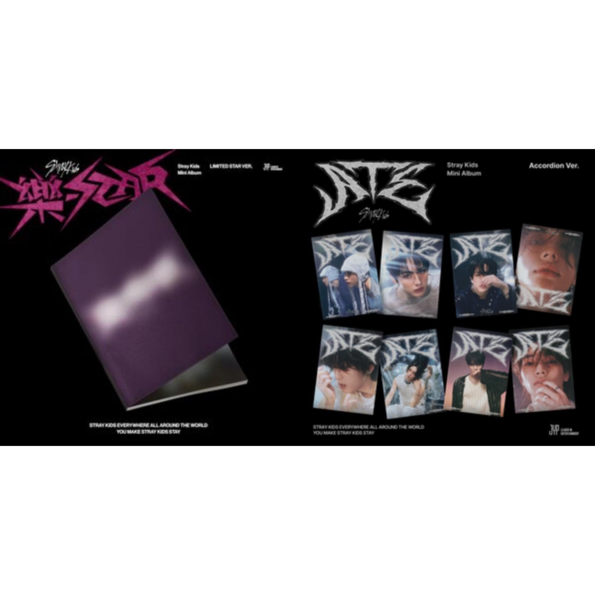 Stray Kids - Rock-Star (Limited Star Ver.) & Ate (Accordion Ver.) - CD Bundle