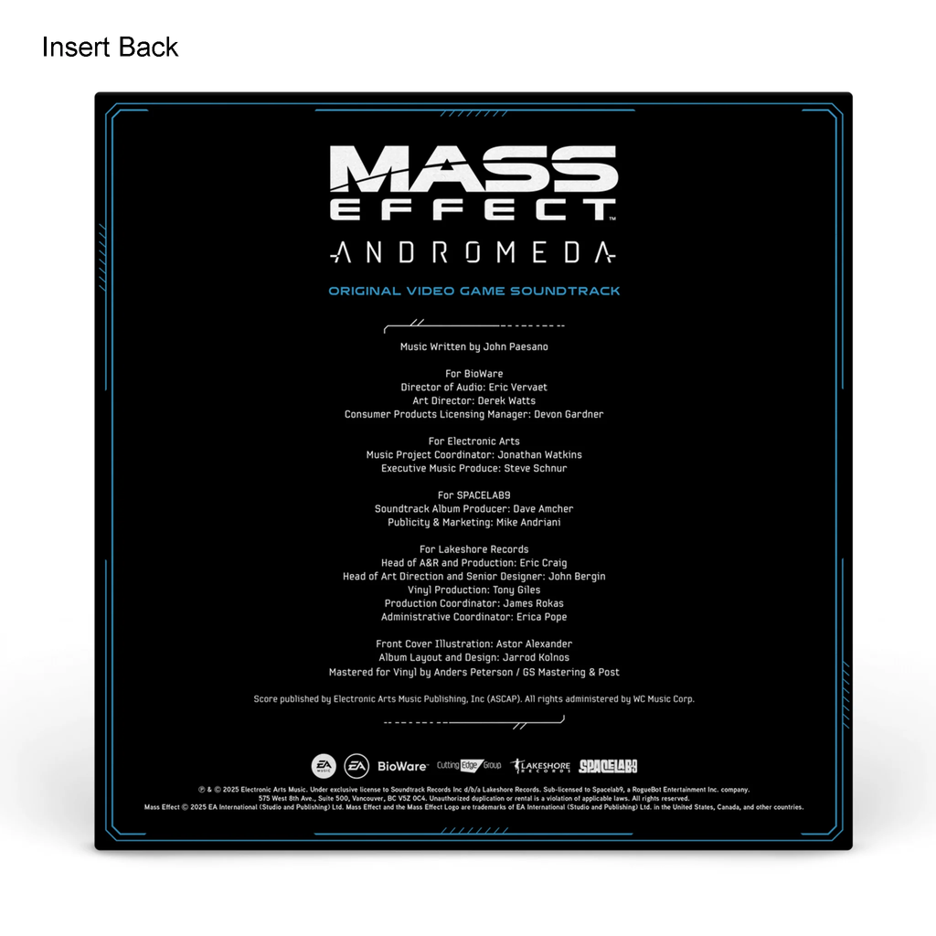 Mass Effect: Andromeda (3LP Box Set, "Aurora Relay" Limited Exclusive) Vinyl Record