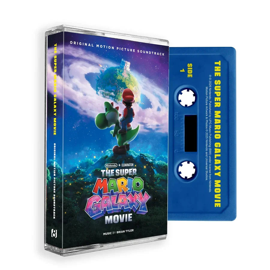 The Super Mario Galaxy Movie Music Cassette Tape