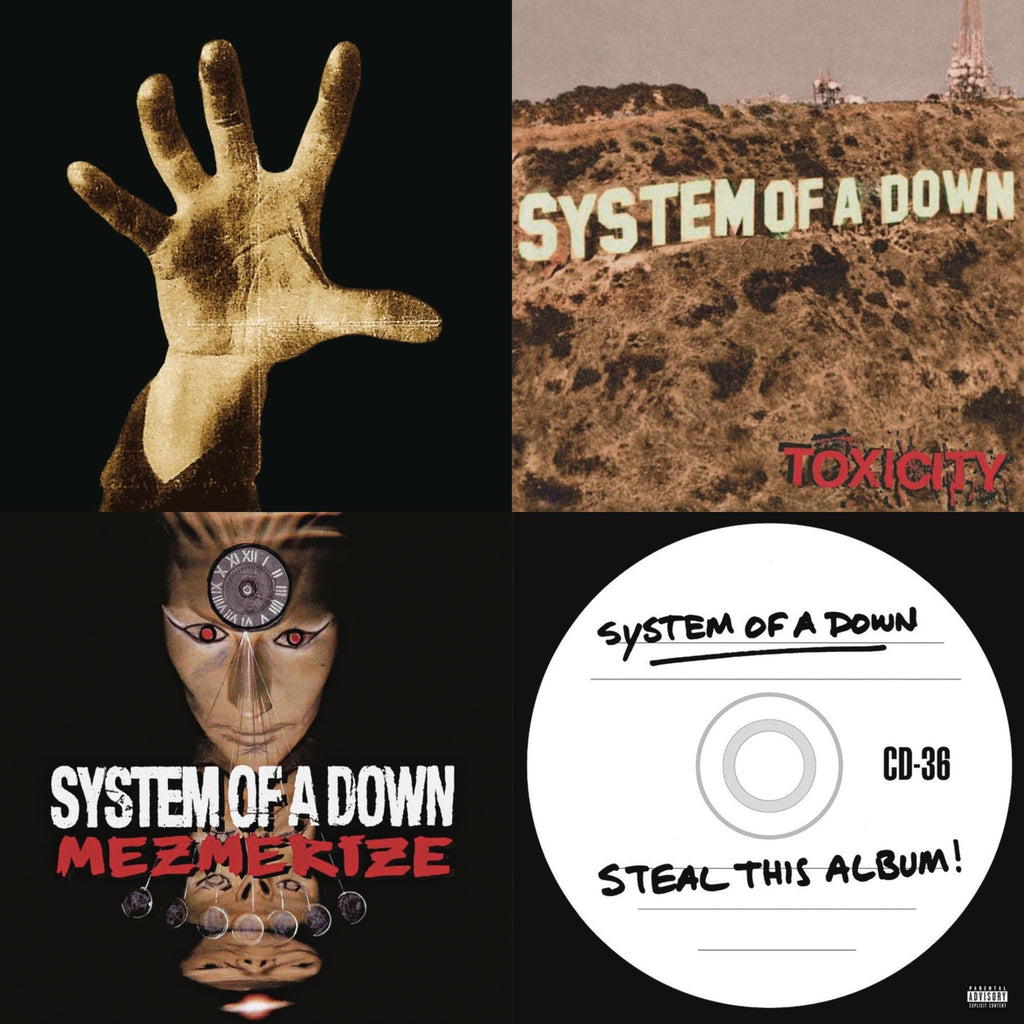 System Of A Down (140G) & Toxicity (140G) & Mezmerize (140G) & Steal This Album! (2LP/140G)