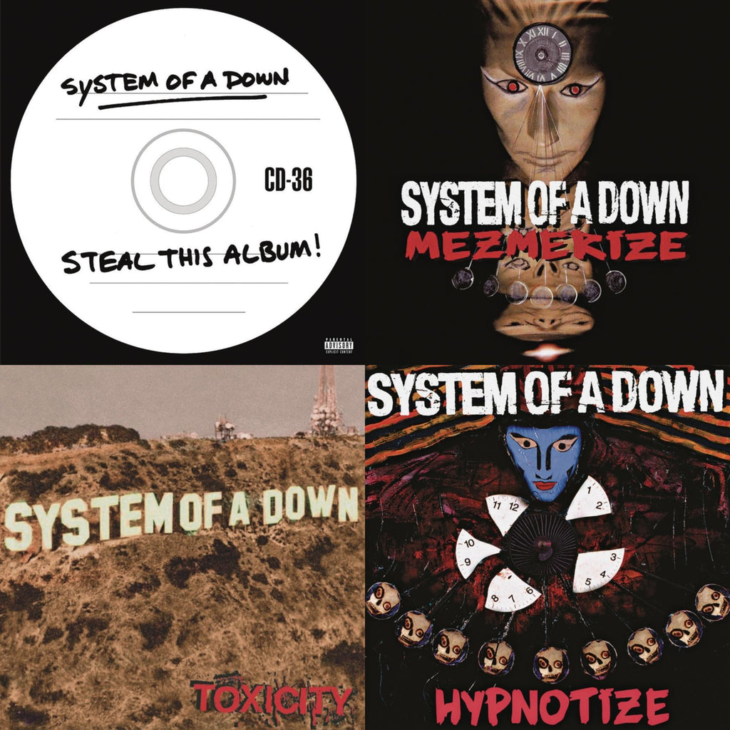 Toxicity (140G) & Hypnotize (140G) & Mezmerize (140G) & Steal This Album! (2LP/140G)