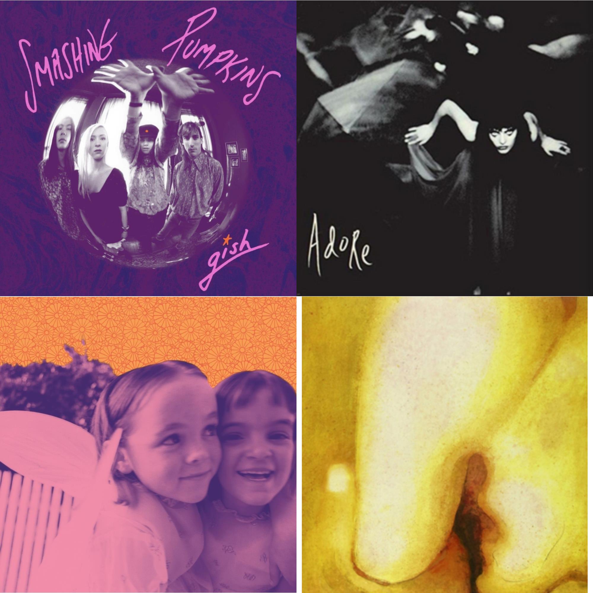 Smashing Pumpkins - Gish & Adore (2LP) & Siamese Dream & Pisces Iscariot