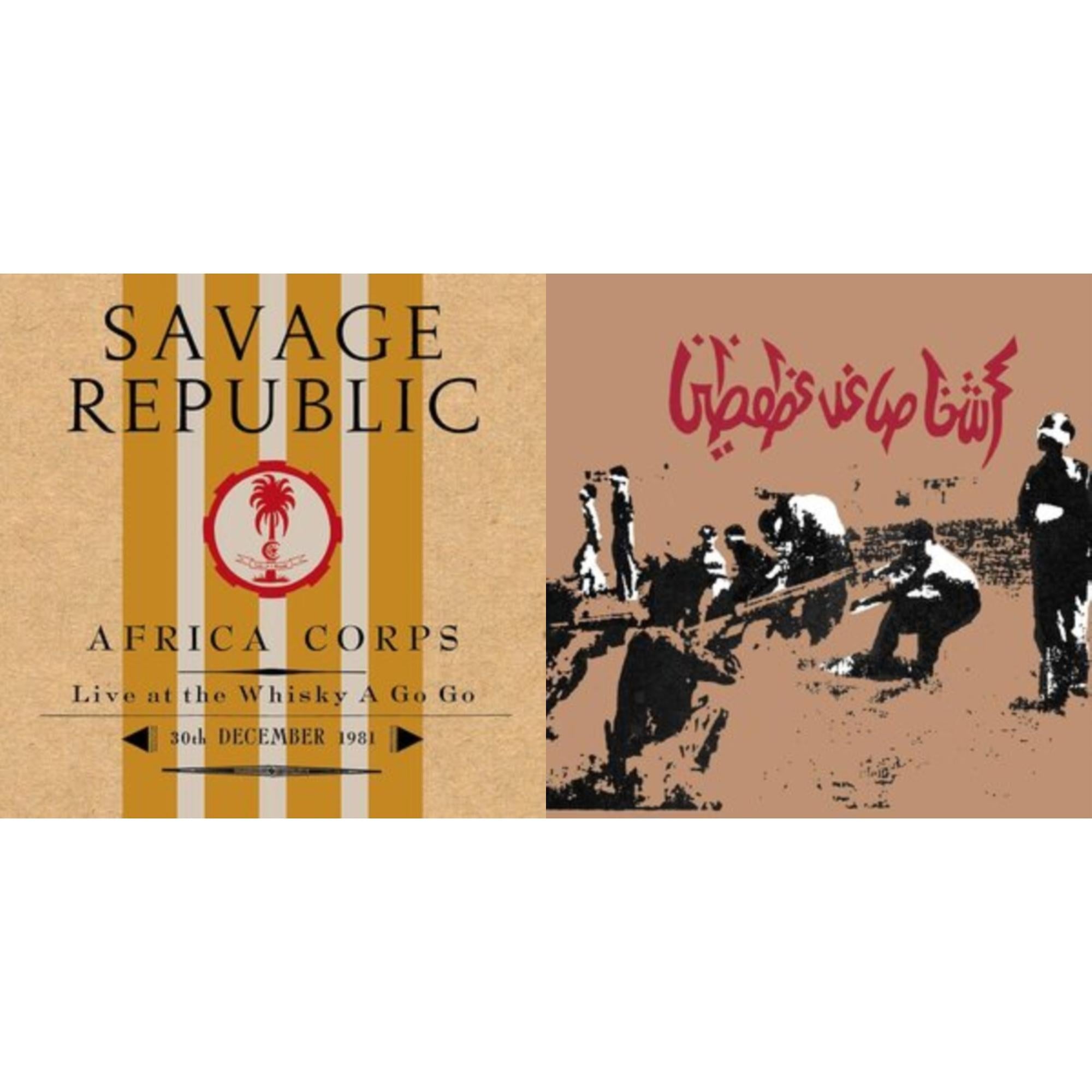 Africa Corps Live At The Whisky A Go Go 30Th December 1981 (Clear Transluscent LP Vinyl) & Tragic Figures (Expanded/40Th Anniversary Edition/Red Vinyl/2LP)