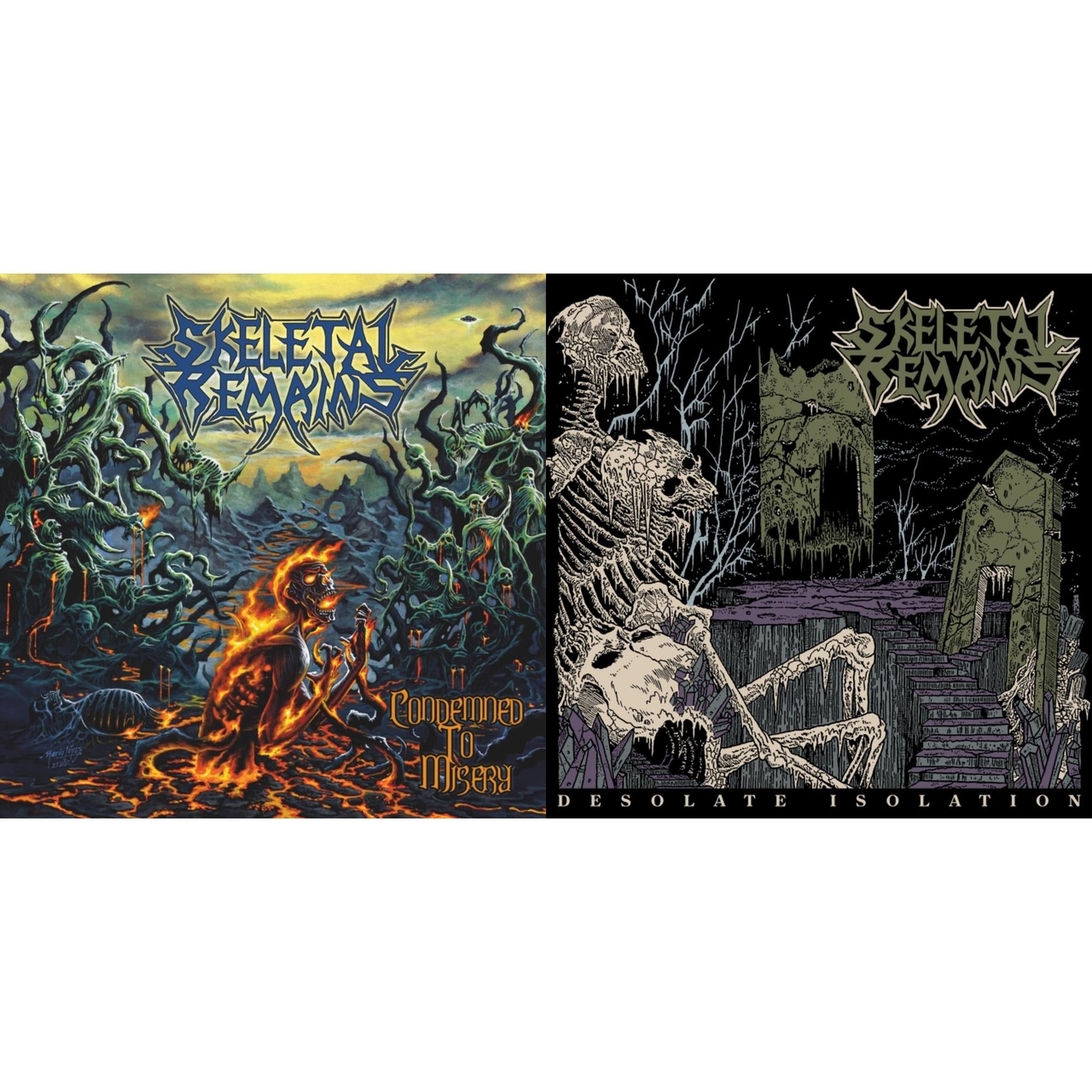 Skeletal Remains - Condemned To Misery (180G/Reissue) & Desolate Isolation (LP/CD/180G/10Th Anniversary Edition)